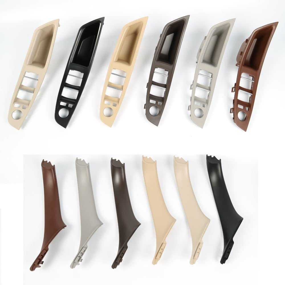 For BMW 5 Series F10/F11: Car Door Handle Kit+Window Switch Covers 7pcs | YDSSTORE