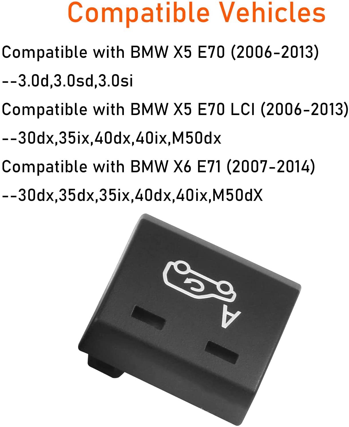 Upgraded For BMW X5/X6 Air Recirculation Button/Snowflake Button Covers | YDSSTORE