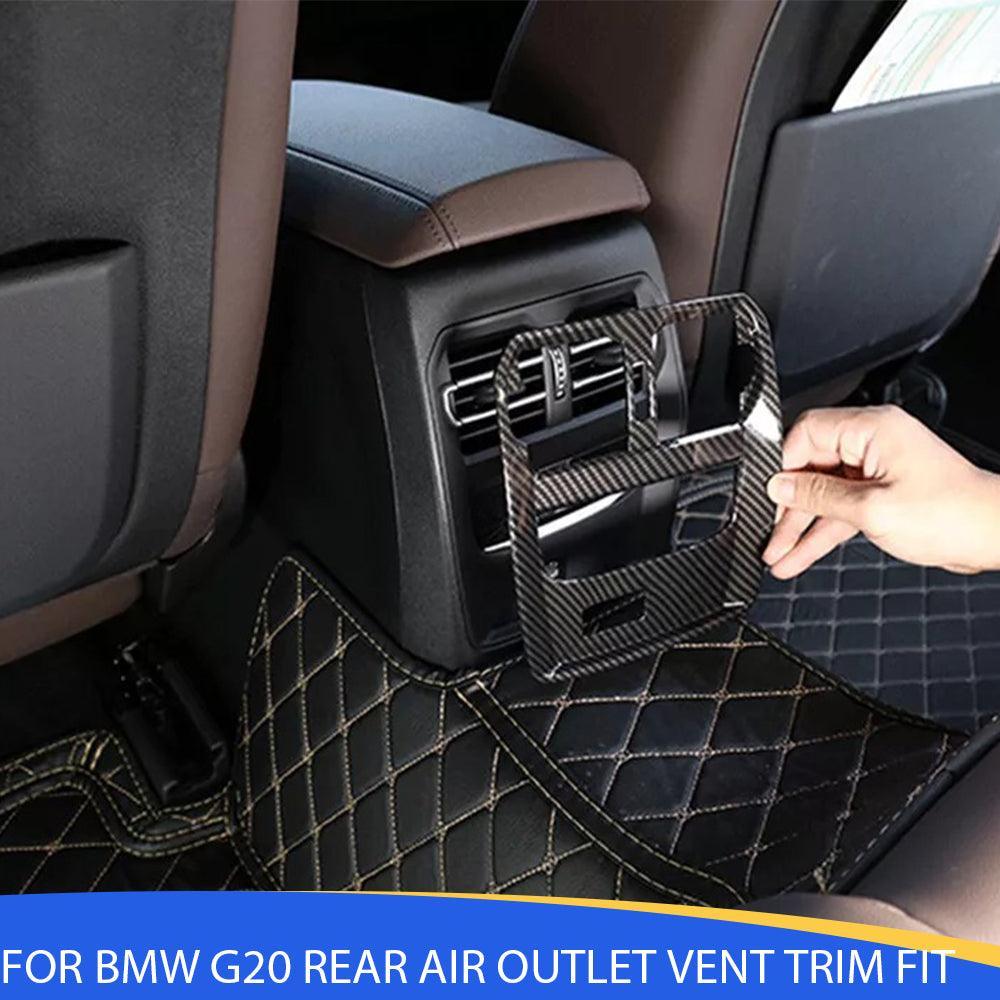 Compatible for BMW 3 Series G20 G28 (2020-2022) Rear Air Conditioning Vent Outlet Cover Trim Frame Sticker Accessory-autoydsstore