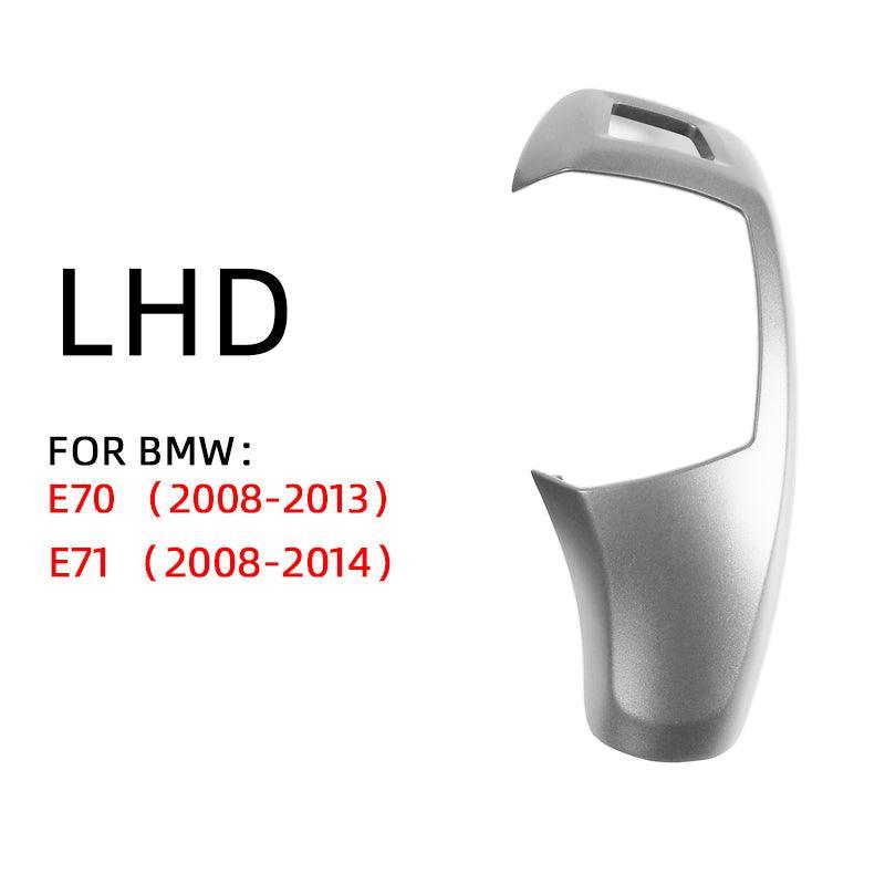 [Replacement] Car Gear Lever Shift Knob Cover Black for BMW X5 X6 E70 E71 2008-2013 Gear Lever Shift Knob Cover Trim-autoydsstore