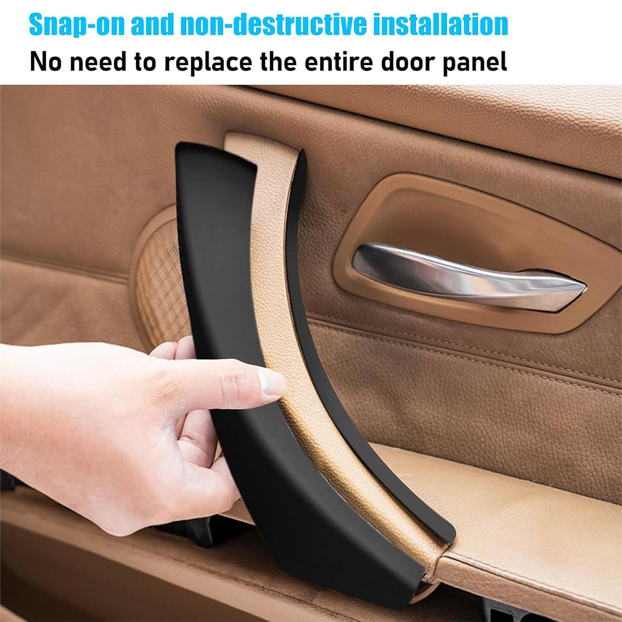 6PCS Door Handle Covers for BMW 3 Series E90/E91 (2006-2011) – Left & Right Passenger Door Pull Handles for BMW 325i. 328i. 335i. 330i-autoydsstore