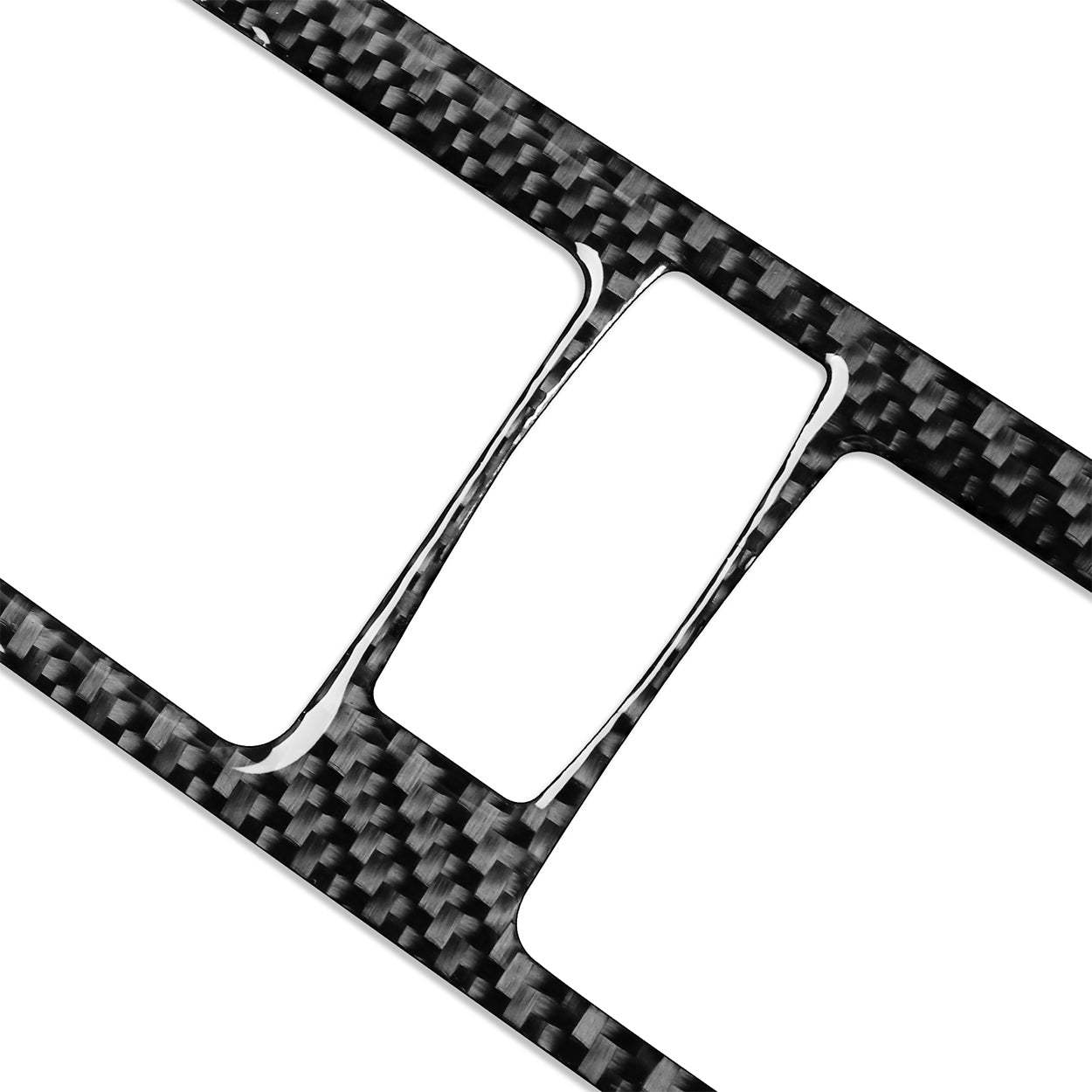 YDSSTORE Carbon Fiber  Car Dashboard Side Panel+Central AC Wind Outlet Vent Panel Decoration Sticker Set Compatible with BMW X1 E84 2013 2014 2015 Auto Interior Trim Accessories 3pcs-autoydsstore