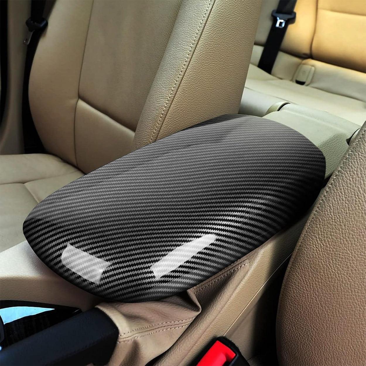 for BMW X1 E84 2010-2015 Carbon Fiber Color Car Interior Center Armrest Box Cover Console Box Storage Box Panel Protective Cover (X1 E84 2010-2015)-autoydsstore