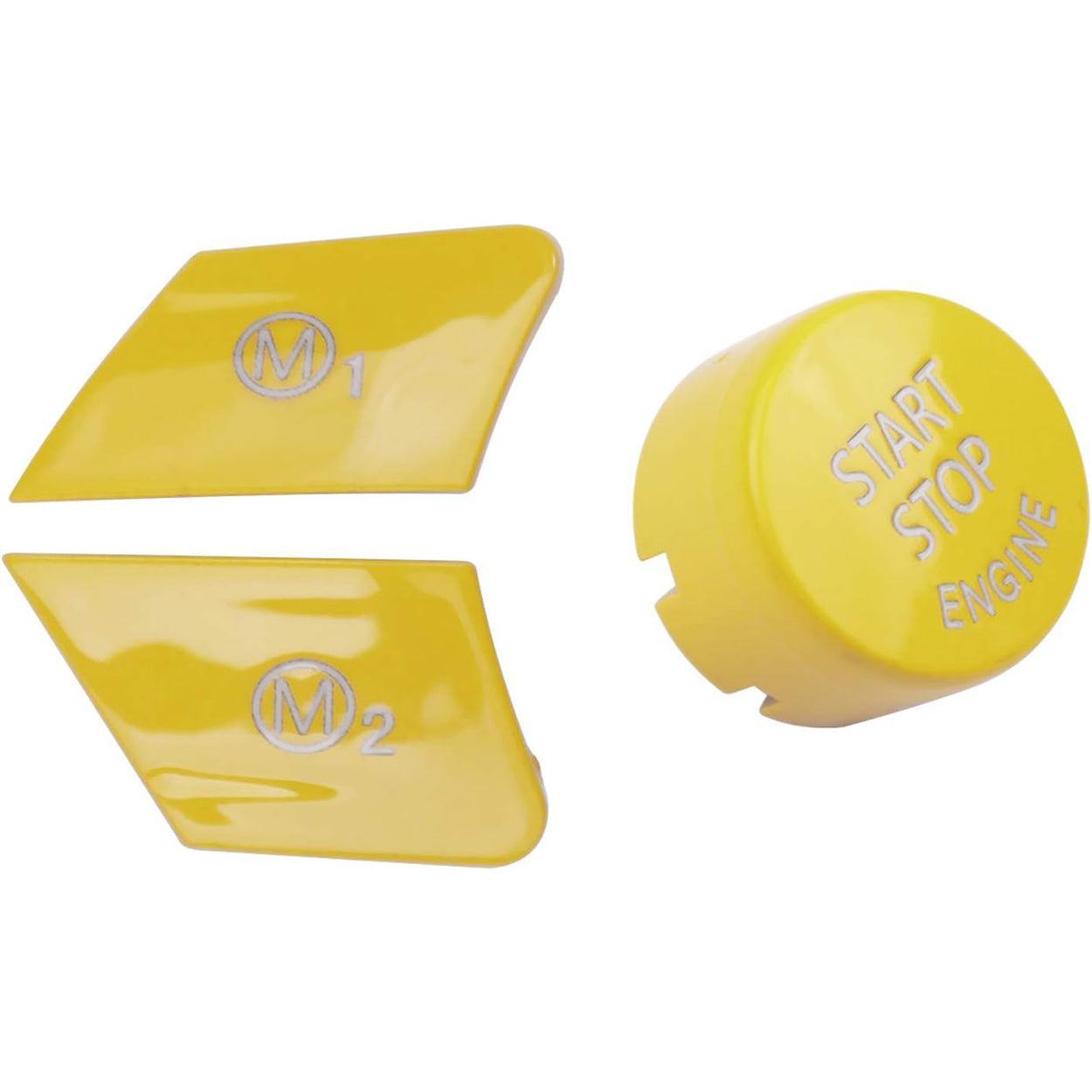 M1 M2 Buttons for BMW Steering Wheel Mode | M3 M4 M5 M6 X5M X6M F80 F82 F83 F10 F15 F16 F21 F30 F32 F33 F36 F06 F12 | Easy to Press. UV-Coated ABS Plastic-autoydsstore