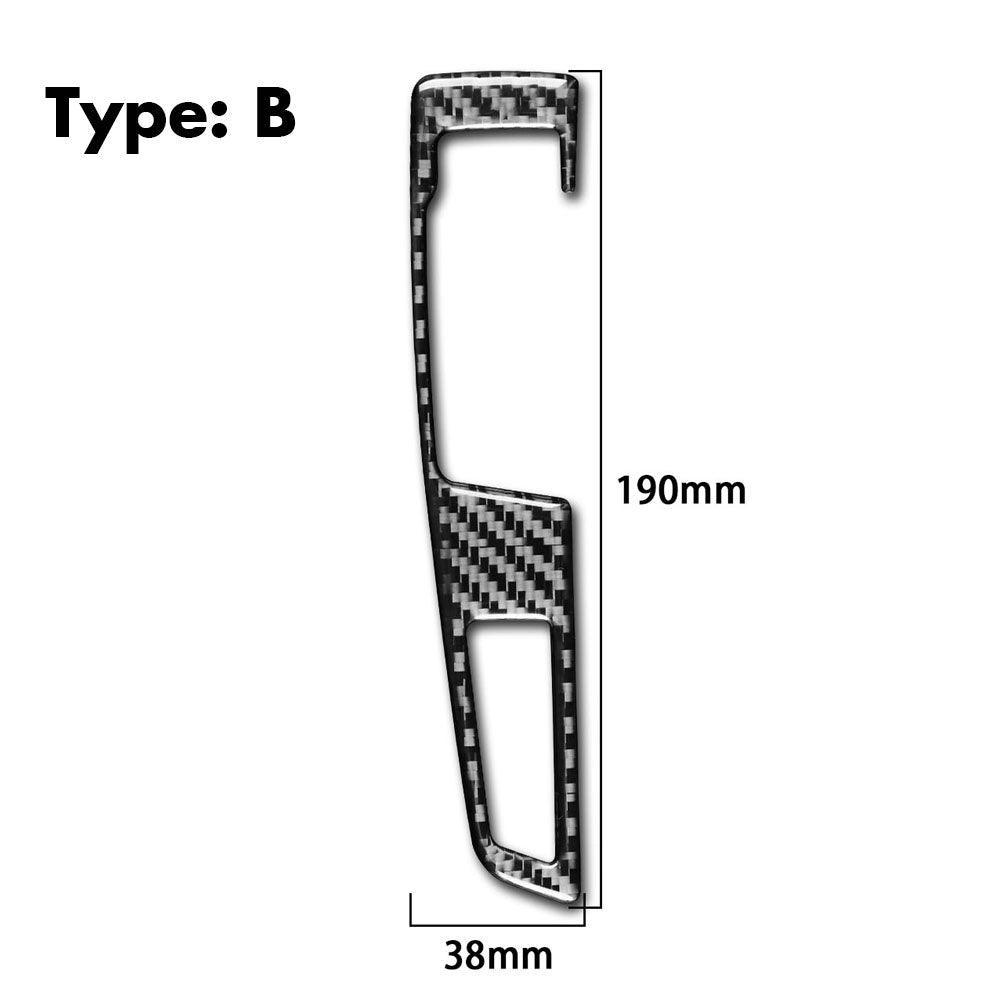 YDSSTORE  Compatible with Carbon Fiber Gear Shifter Box Driving Mode Panel Cover Trim Interior for BMW 5 Series F10 F11 F12 F13 F18 F25 F26 X3 X4 520i 528i 530i 535i 2011-2017-autoydsstore