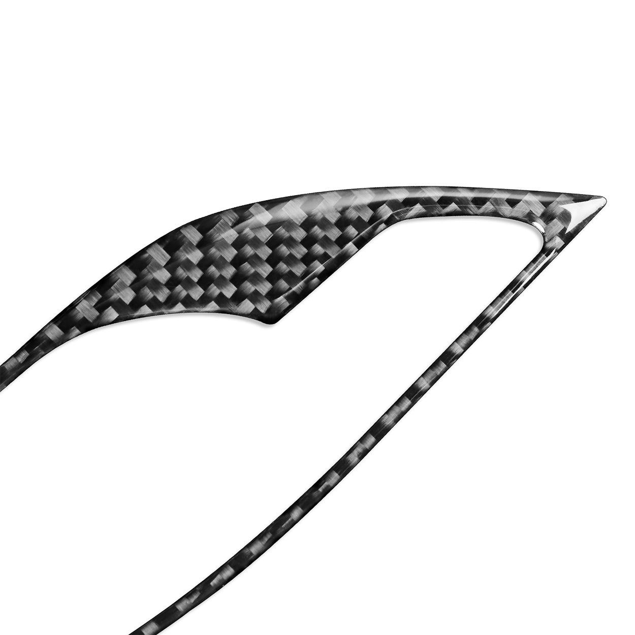 YDSSTORE Carbon Fiber  Car Inner Door Handle Panel Collision Protector Strip Cover Decoration Sticker Set Compatible with BMW X1 E84 2013 2014 2015 Auto Interior Trim Accessories 12pcs-autoydsstore