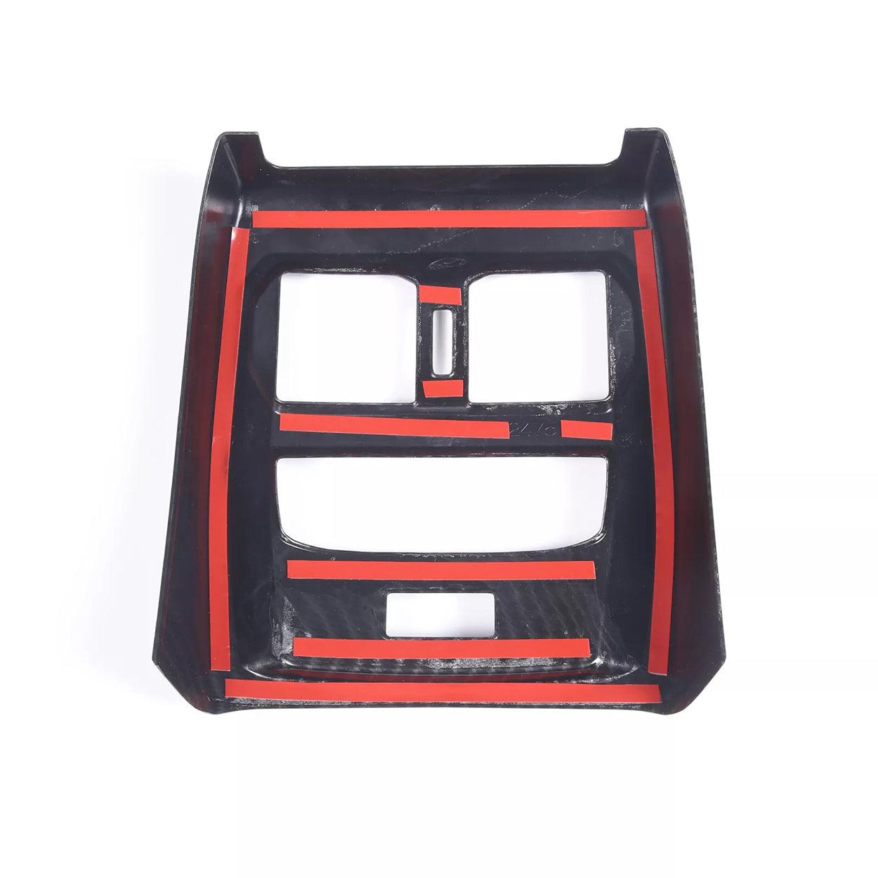 Carbon Fiber Style Rear Air Vent Outlet Frame Trim for BMW 4 Series G22 G23 (2020-2024)-autoydsstore