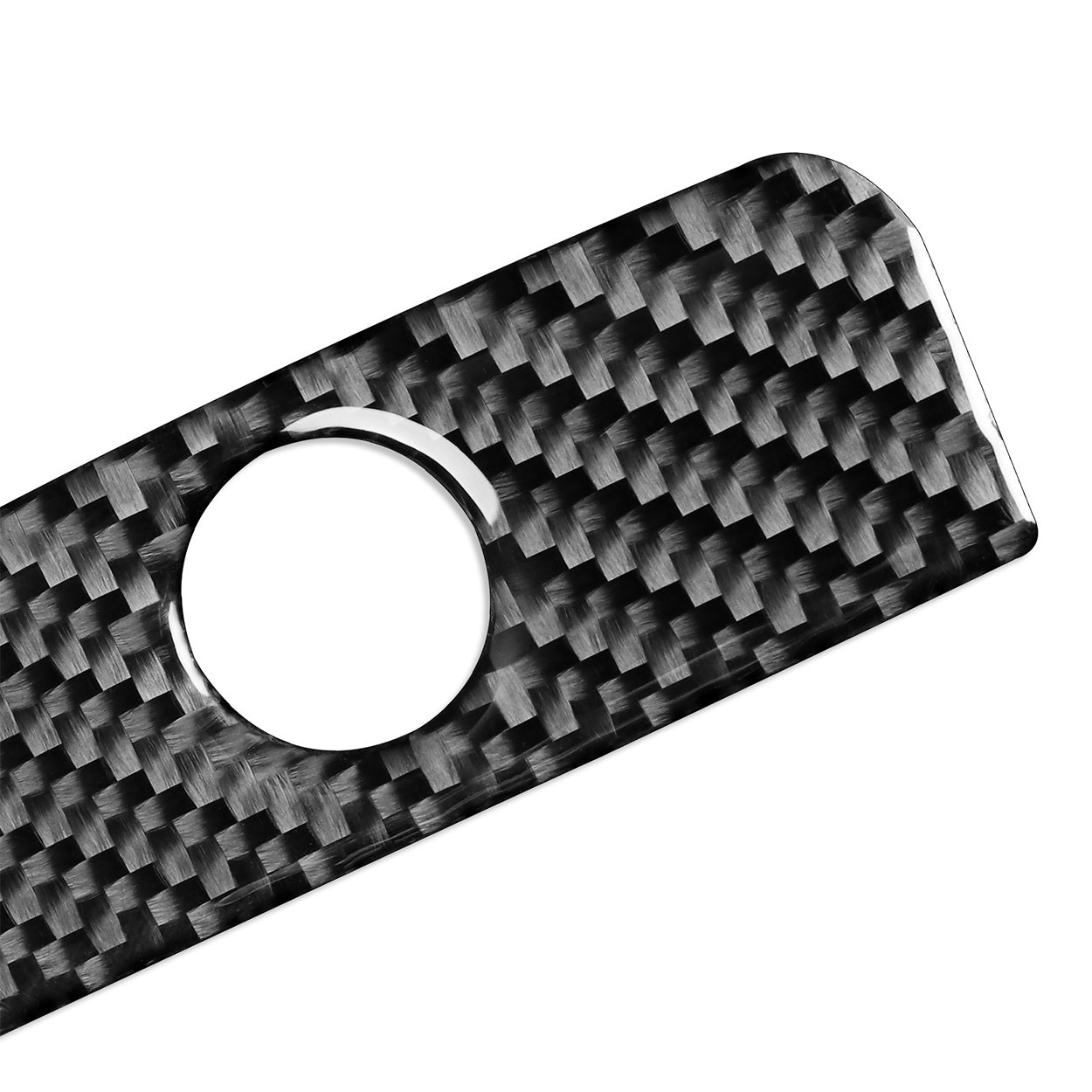 YDSSTORE Carbon Fiber  Car Passenger Position Glove Storage Box Handle Switch Panel Decoration Sticker Compatible with BMW X1 E84 2013 2014 2015 Auto Interior Trim Accessories 1pc-autoydsstore