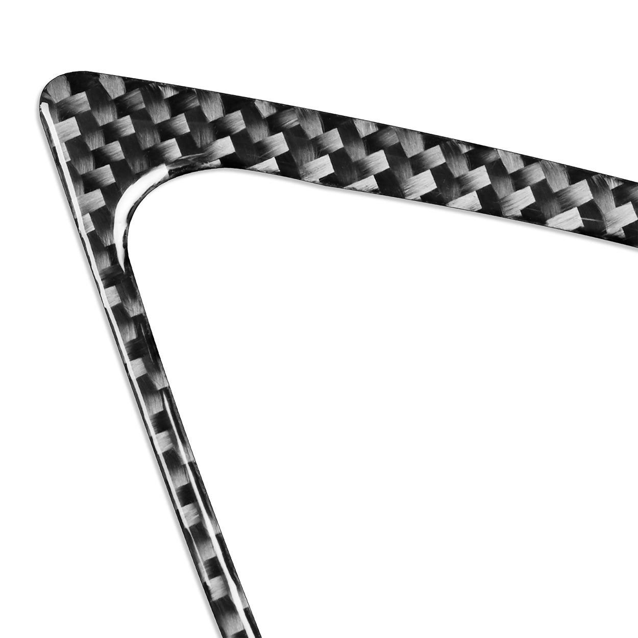 YDSSTORE Carbon Fiber  Inner Door Panel Loudspeaker Horn Speaker Frame Decoration Sticker (2pcs) | Interior Trim Accessories for BMW X1 E84 (2013-2015)-autoydsstore