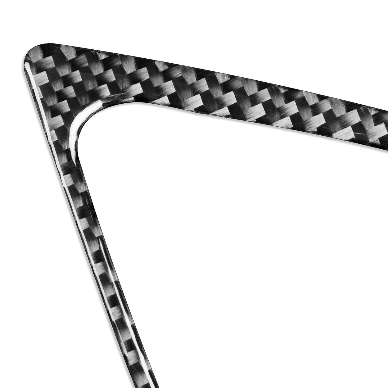 YDSSTORE Carbon Fiber  Inner Door Panel Loudspeaker Horn Speaker Frame Decoration Sticker (2pcs) | Interior Trim Accessories for BMW X1 E84 (2013-2015)-autoydsstore