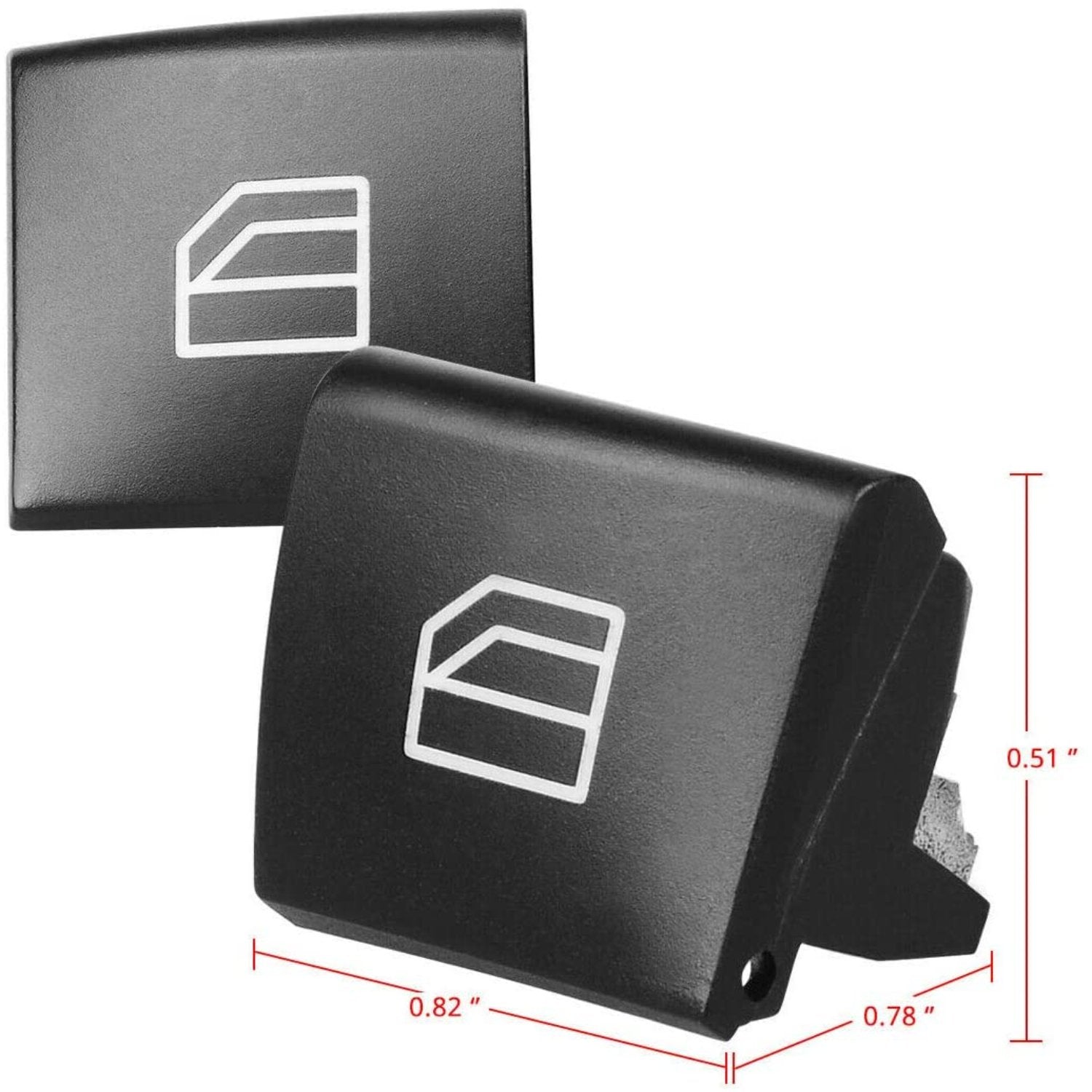 For Mercedes Benz Power Window Switch Button Covers 2pcs | YDSSTORE