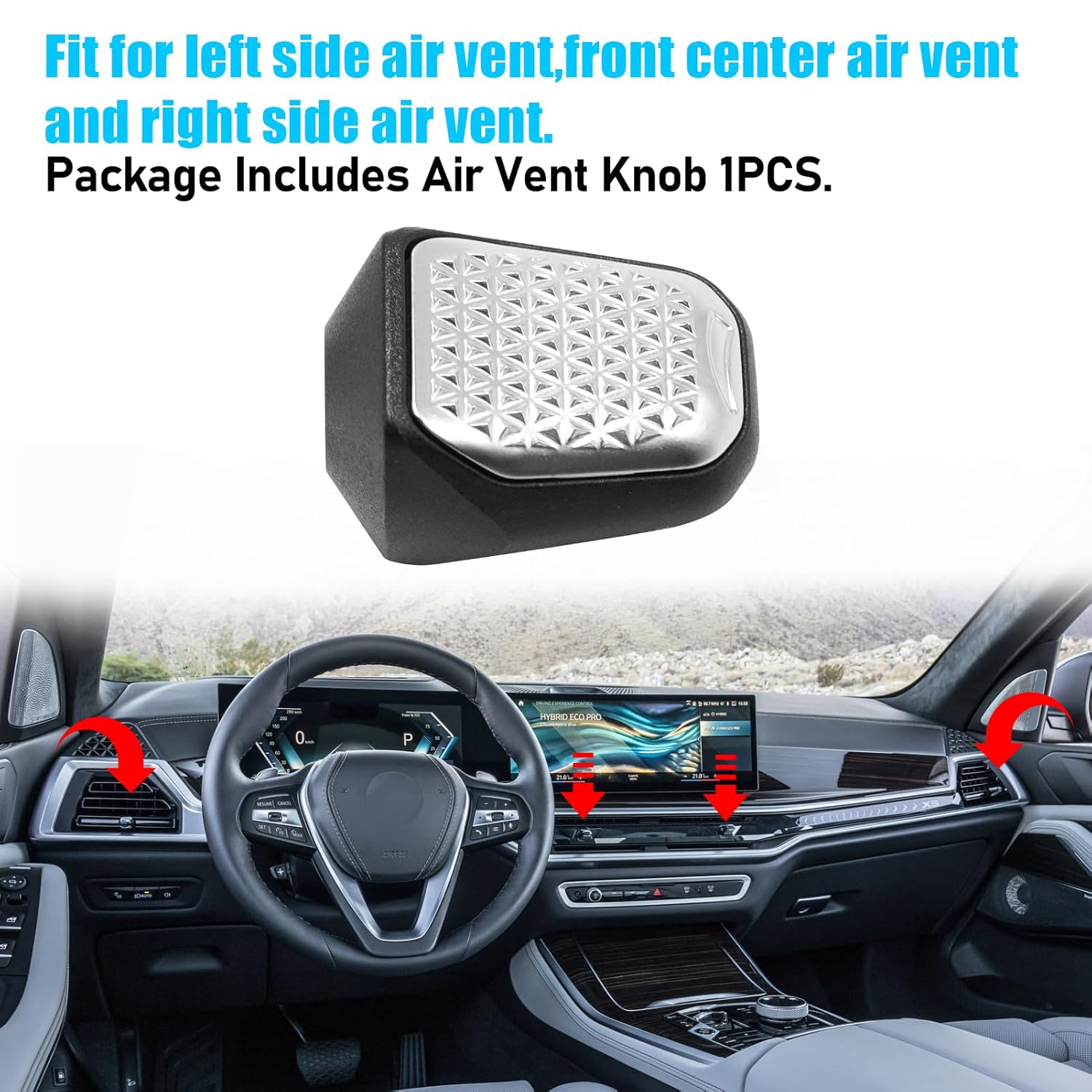 BMW X5 G05/X6 G06/X7 G07/XM AC Vent Knob Replacement (2023-2025) | YDSSTORE