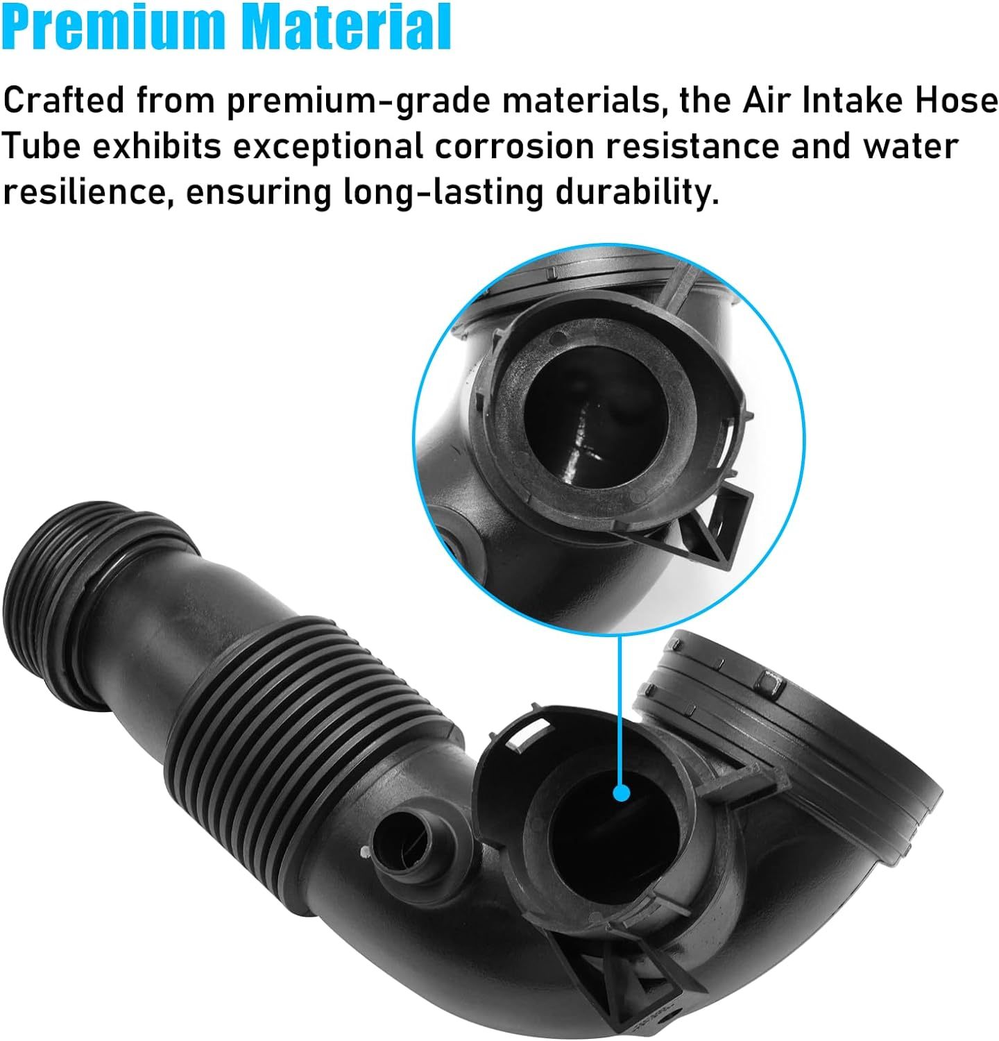 For BMW Air Intake Hose Inlet Tube Pipe Replacement 13717605638 |YDSSTORE