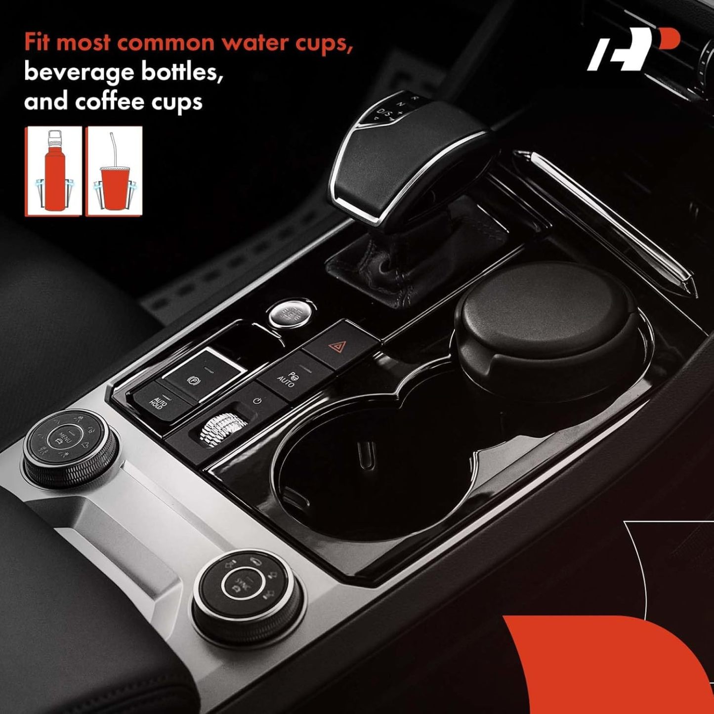 Cup Holder Compatible with Mercedes-Benz G500 2002-2018. G55 AMG 2003-2011. G550 2009-2018. G550 4x4 2017-2018. G63 AMG 2013-2018. G65 AMG 2014-2018. Front Right Passenger Side. Black