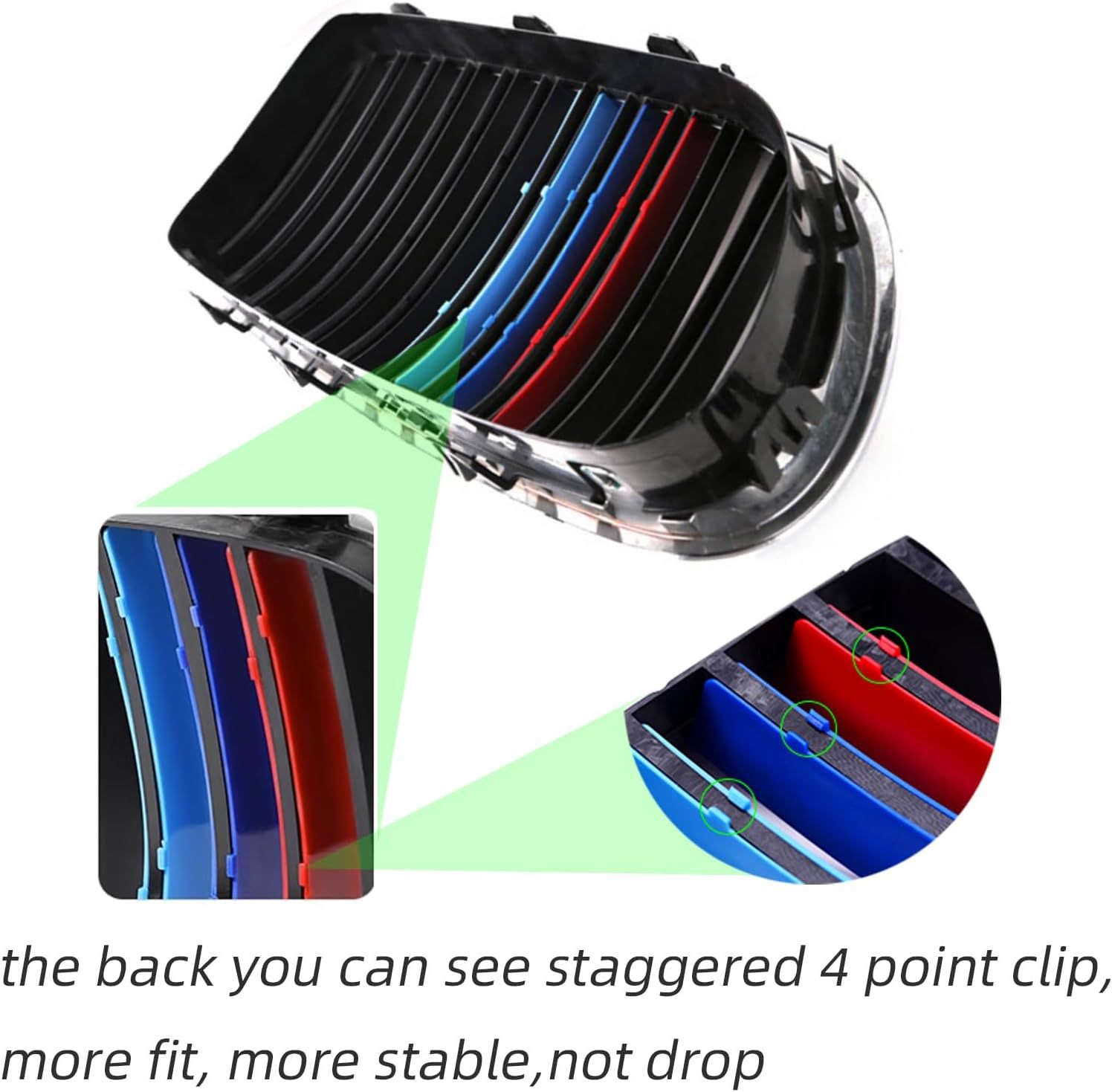 YDSSTORE Grille color stripes accessories 2020-2024 G14 G15 G16 8 Series 840I 850i 8-Beam