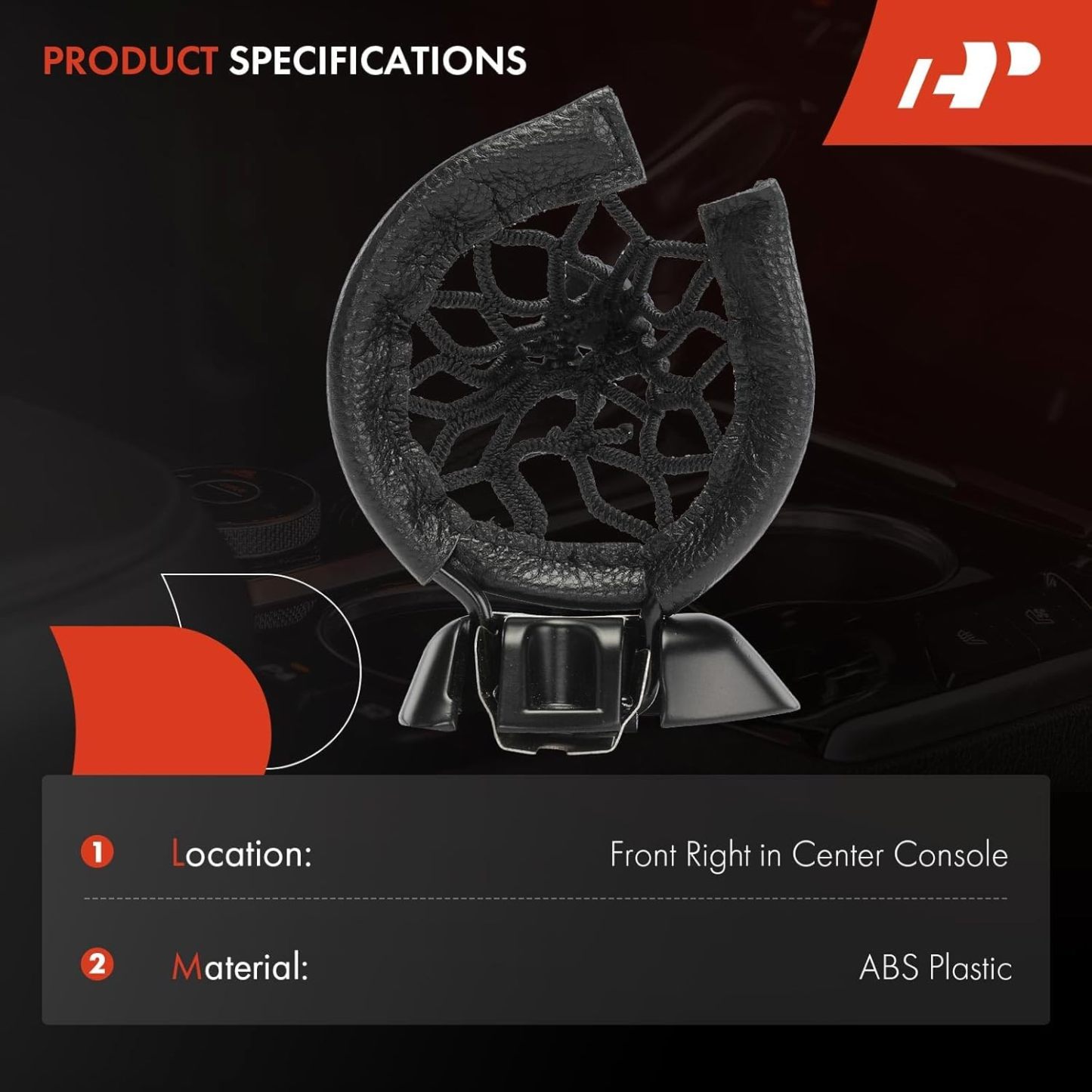 Cup Holder Compatible with Mercedes-Benz G500 2002-2018. G55 AMG 2003-2011. G550 2009-2018. G550 4x4 2017-2018. G63 AMG 2013-2018. G65 AMG 2014-2018. Front Right Passenger Side. Black