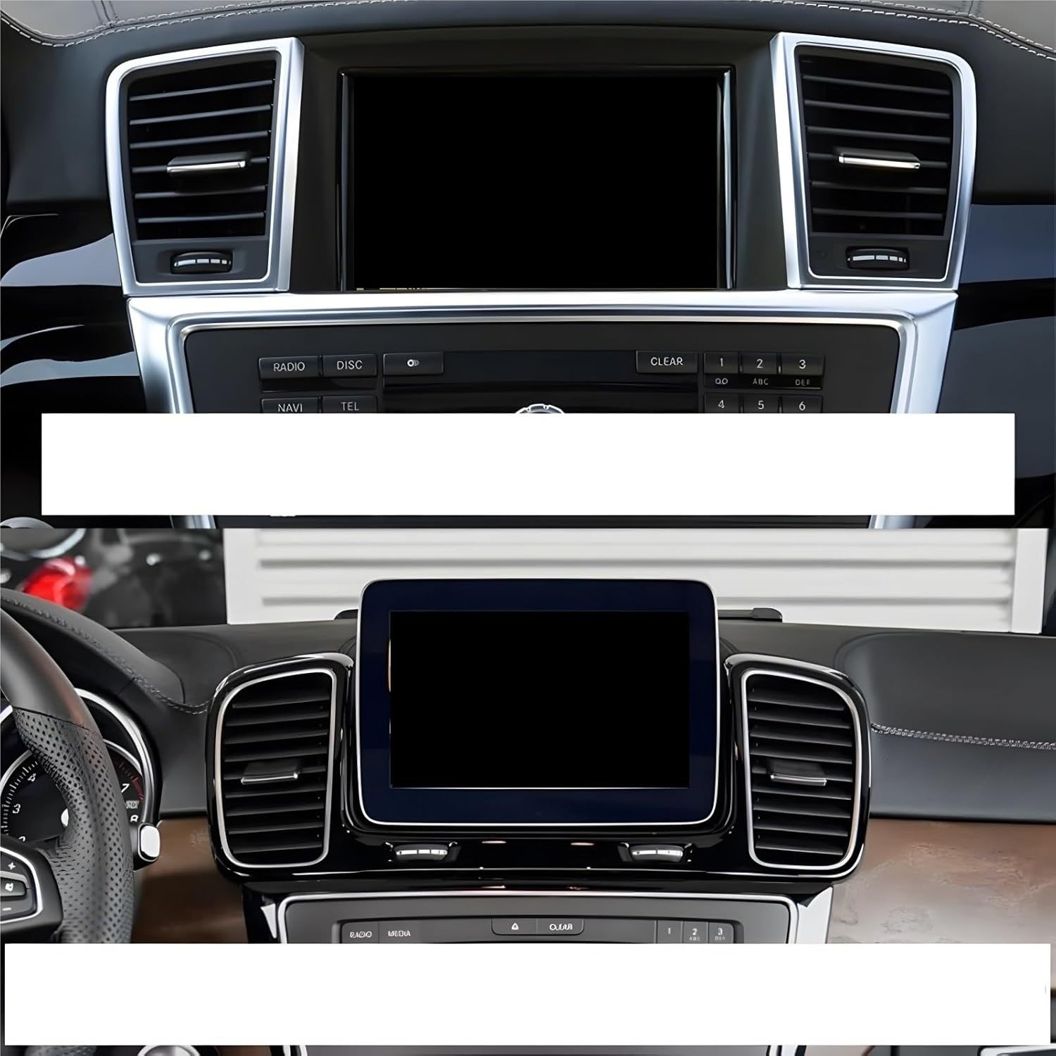 Car Center Dashboar AC Air Outlet Vent Grille Blade Slider Clip Repair Kit Compatible For Mercedes Benz W166 W292 M ML350 GL450 GLE GLS