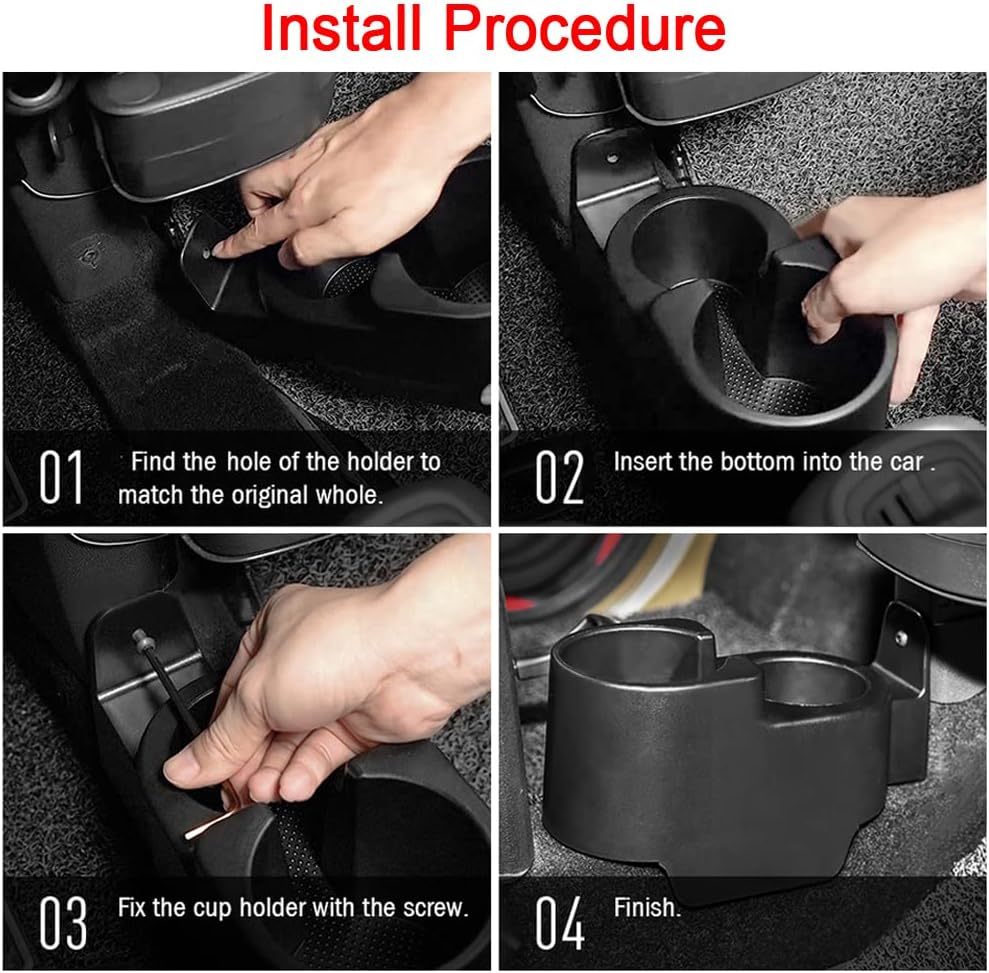 Car Center Console Drinks Water Cup Beverage Bottle Holder Mount for Mercedes-Benz Smart Fortwo 451 2007 2008-2014 A4518100370