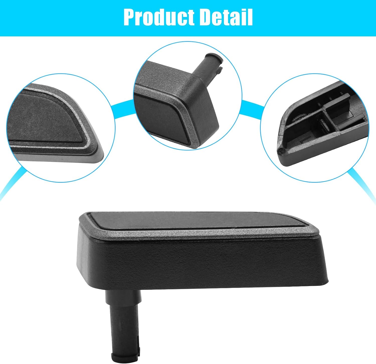 YDSSTORE Compatible with Tesla Model 3/Y Seat Adjustment Button 2021 2022 2023. Left Driver Side Backrest Adjust Button Cover for Model 3 Model Y Seat Adjust Button 1098841-01-E.Power Seat Switch Button-autoydsstore