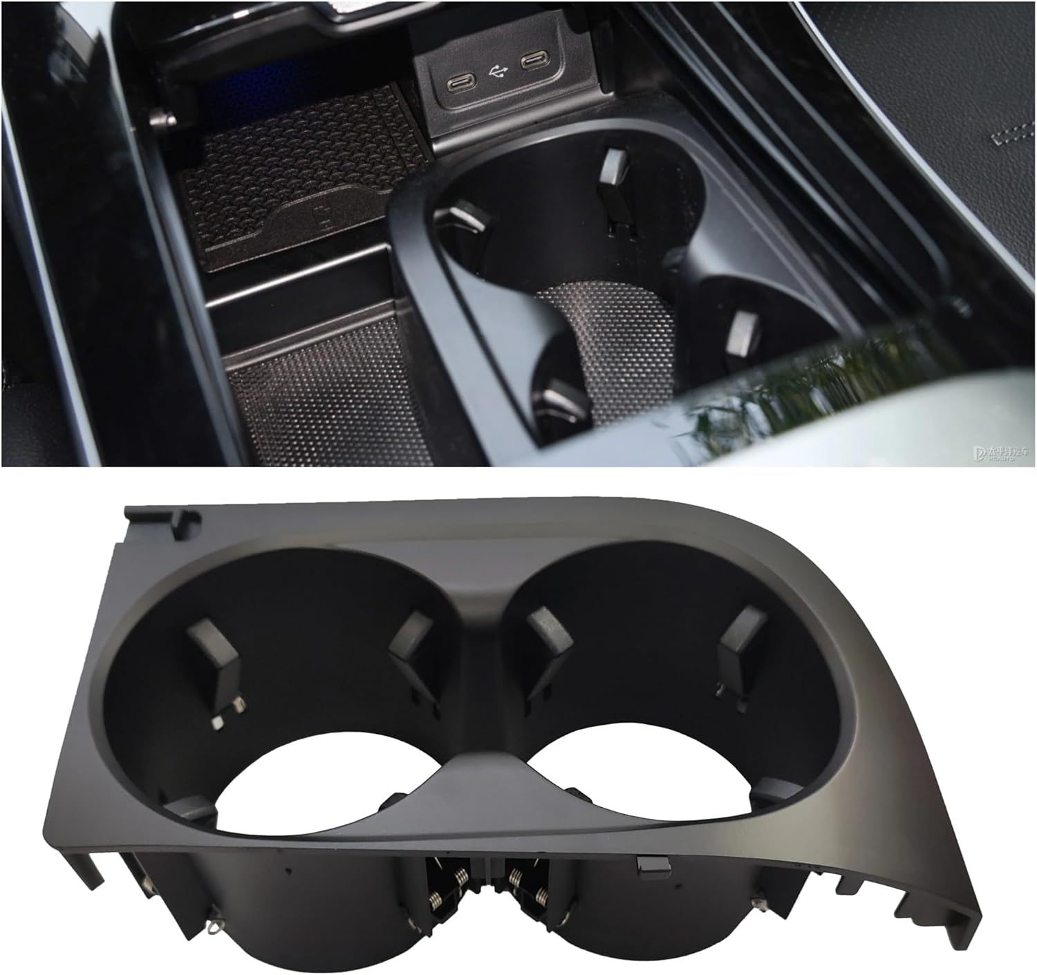 Auto Front Middenconsole Drinkt Water Bekerhouder Insert Frame. Fit for W206. C Klasse. fit for C. Klasse W206 2068107801 auto bekerhouders