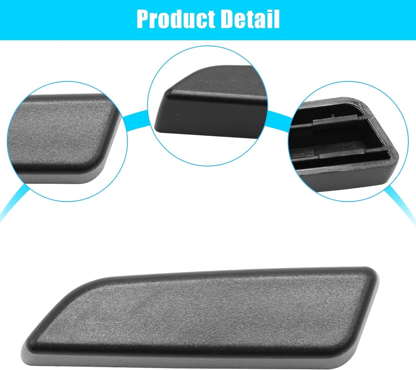 YDSSTORE Compatible with Tesla Model 3/Y Seat Adjustment Button 2017 2018 2019 2020. Driver Side Seat Cushion Forward Button Cover for Tesla Model 3 Model Y. Seat Adjuster Switch Button 1098840-00-D-autoydsstore