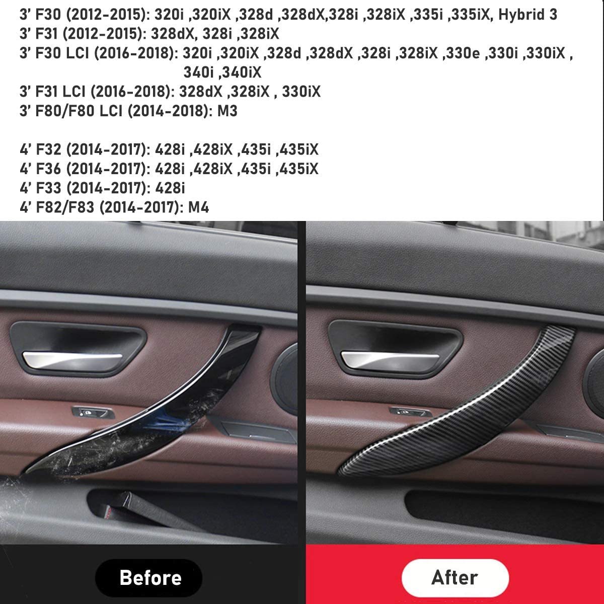 Modified For BMW 3/4 Series Car Door Handle-F30 | F32 | YDSSTORE-autoydsstore