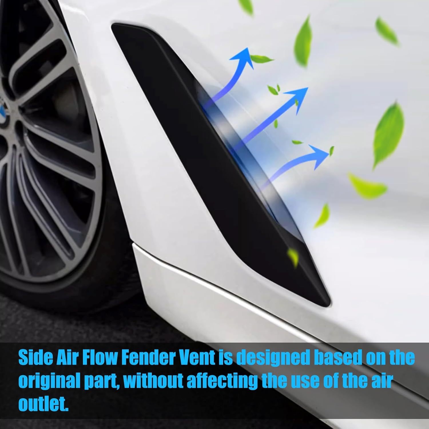 For BMW 5 Series G30/G31 Fender Vent Replacement (2017-2023) - Glossy Black | YDSSTORE