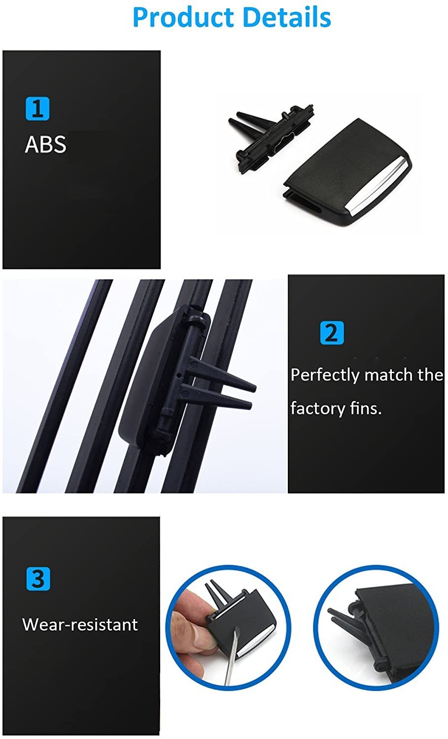 Upgraded For BMW X5/X6 Car Air Vent Tab Replacement | YDSSTORE