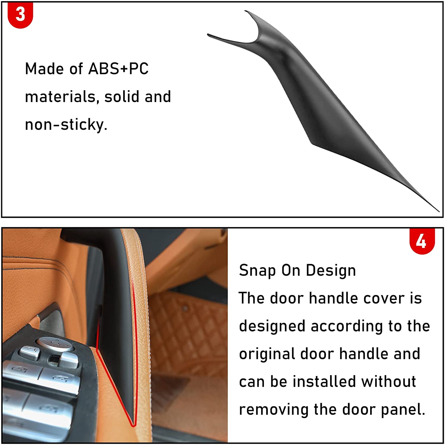 For BMW 5 Series Car Door Handle-G30/G31/F90 2pcs | YDSSTORE