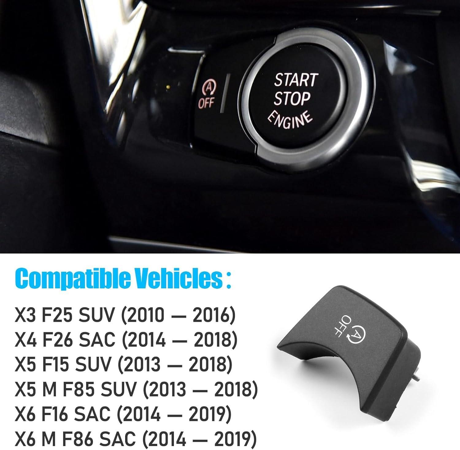 YDSSTORE Compatible with BMW Auto Start Stop OFF Button Replacement for X3 F25. X4 F26. X5 F15 F85. X6 F16 F86-autoydsstore