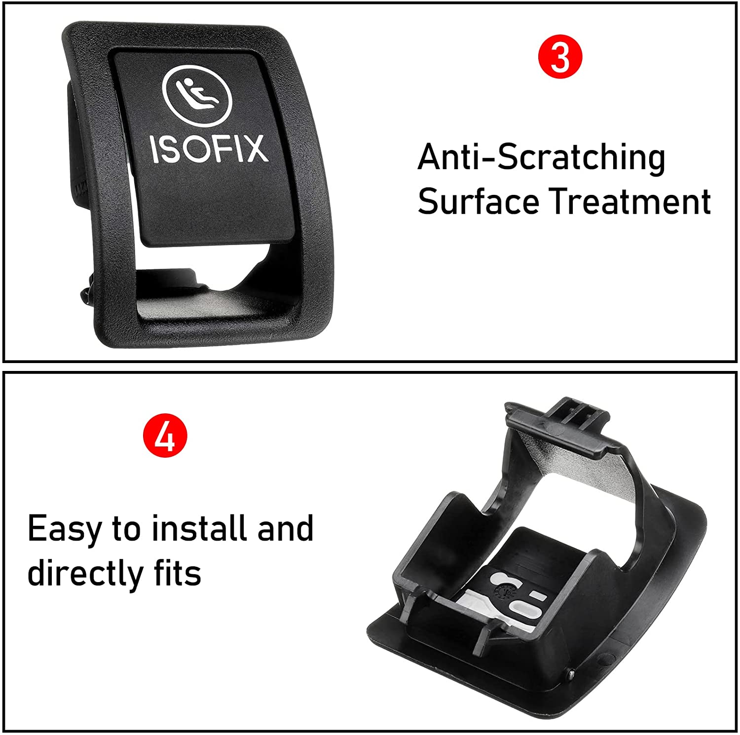 Upgraded For Mercedes Benz Isofix Child Seat Anchor Cover | YDSSTORE