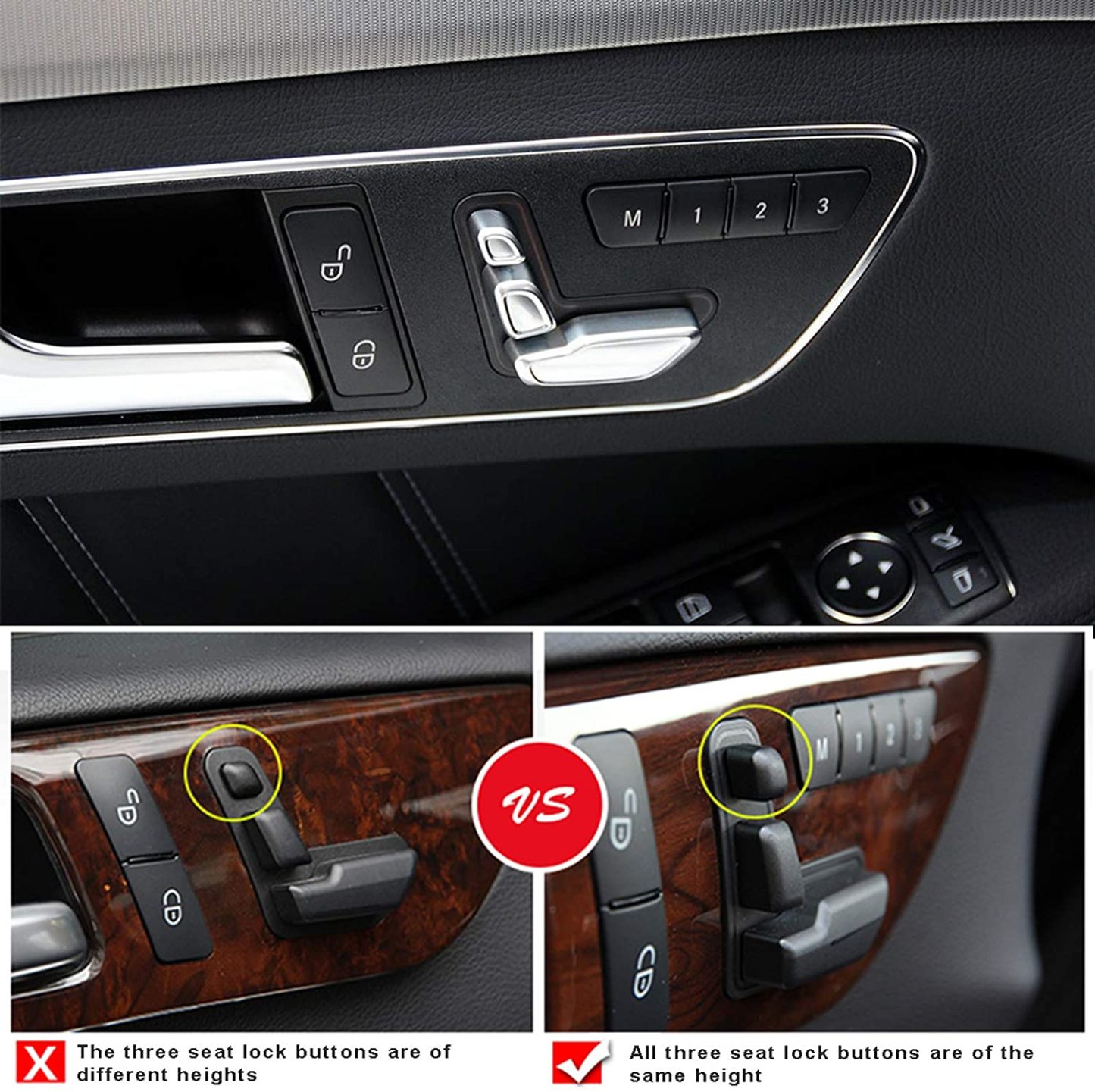 For Mercedes Benz Door Seat Switch Button - Left+Right | YDSSTORE