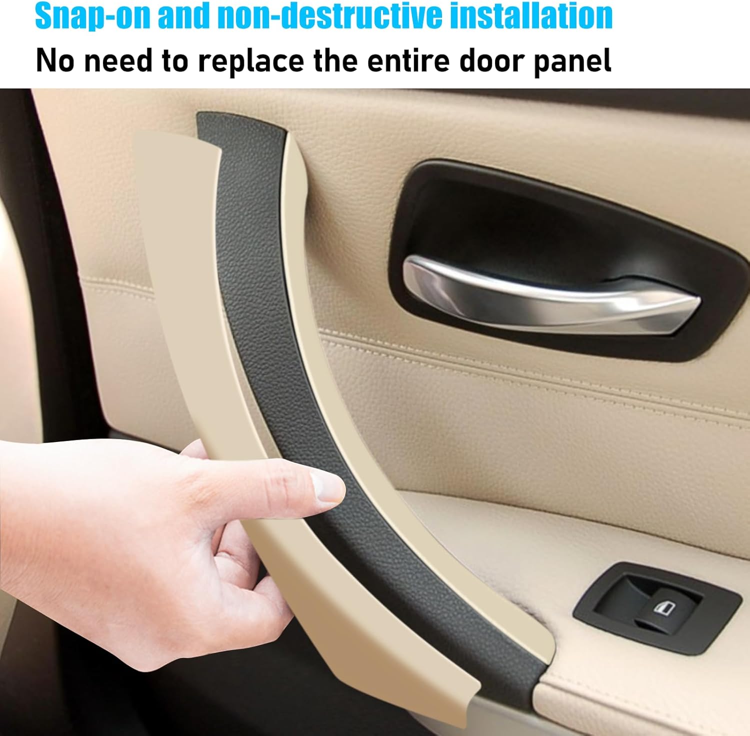 For BMW 3  E90/E91 Door Handle Covers 6PCS  Left and Right Passenger Side |YDSSTORE