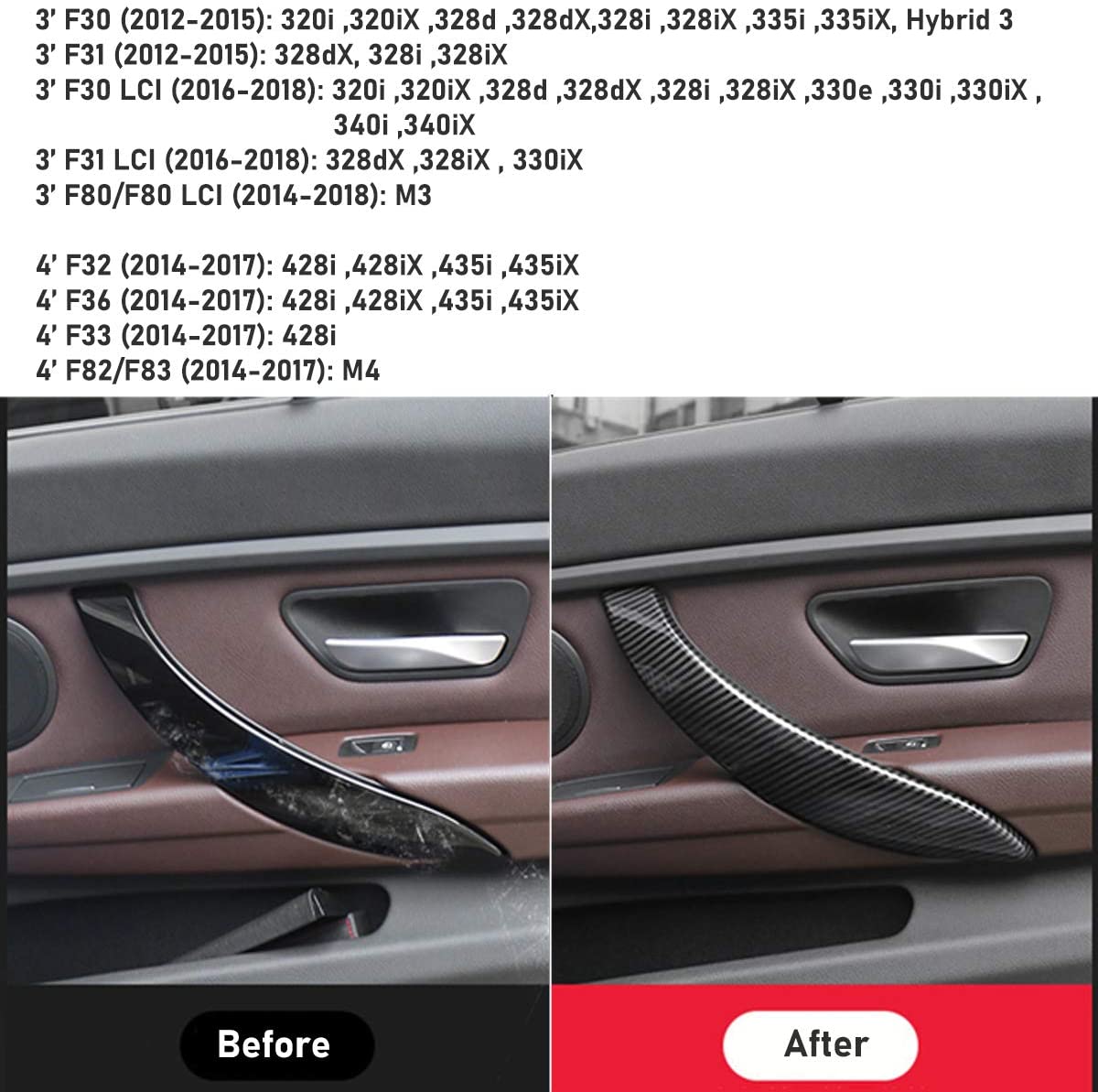 Modified For BMW 3/4 Series Car Door Handle-F30 | F32 | YDSSTORE-autoydsstore