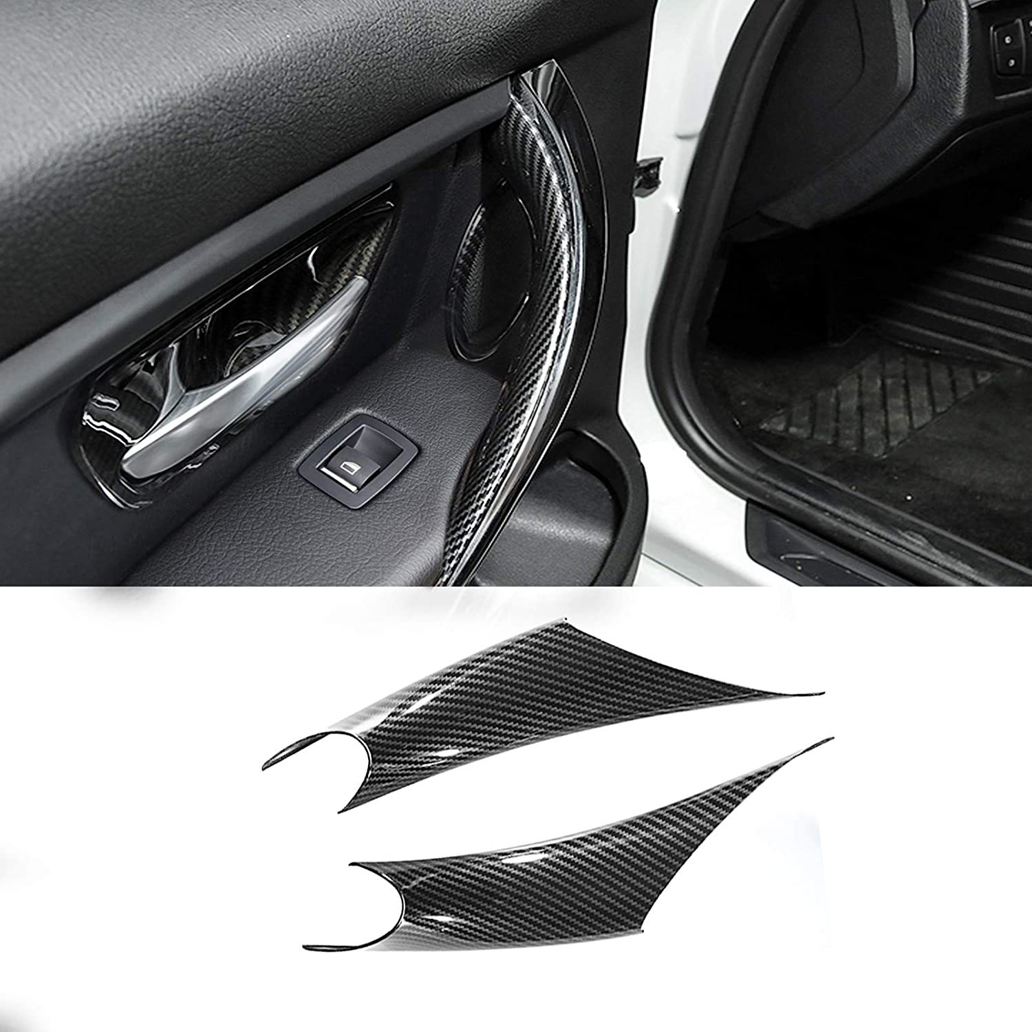 Upgraded For BMW 3 Series Car Door Handle-F30/F31/F80 2pcs| Carbon Fiber | YDSSTORE