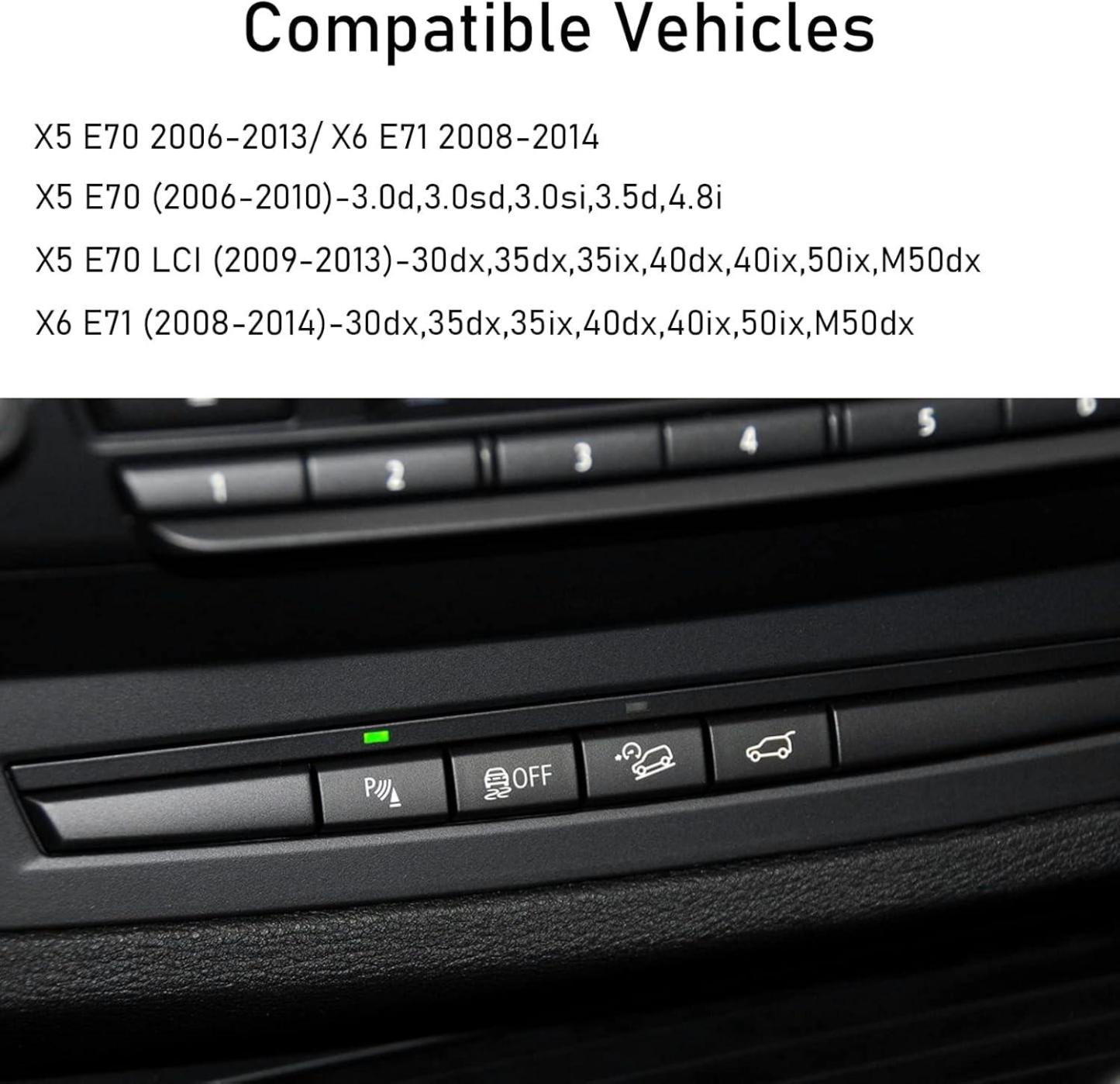 YDSSTORE  Compatible with BMW Parking Radar Sensor Button Cover. Parking Radar Sensor Switch Button Replacement for BMW X5 E70 (2006-2013) / X6 E71 (2008-2014) – 1 PCS-autoydsstore