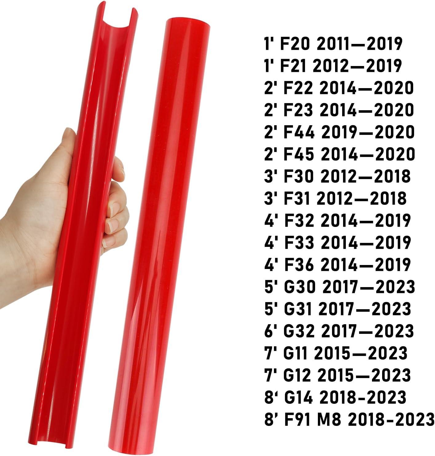 Compatible with BMW Grille Inserts Trims & V Brace Wrap Covers | Red Grill Stripes for 1. 2. 3. 4. 5. 6. 7 Series (F20. F22. F30. F32. G30. G32. G11. G12)-autoydsstore