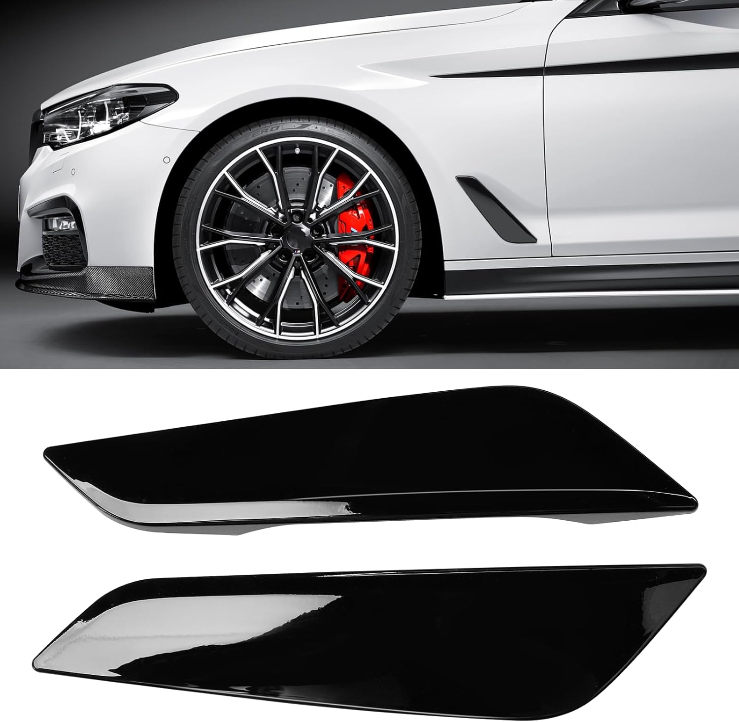 For BMW 5 Series G30/G31 Fender Vent Replacement (2017-2023) - Glossy Black | YDSSTORE