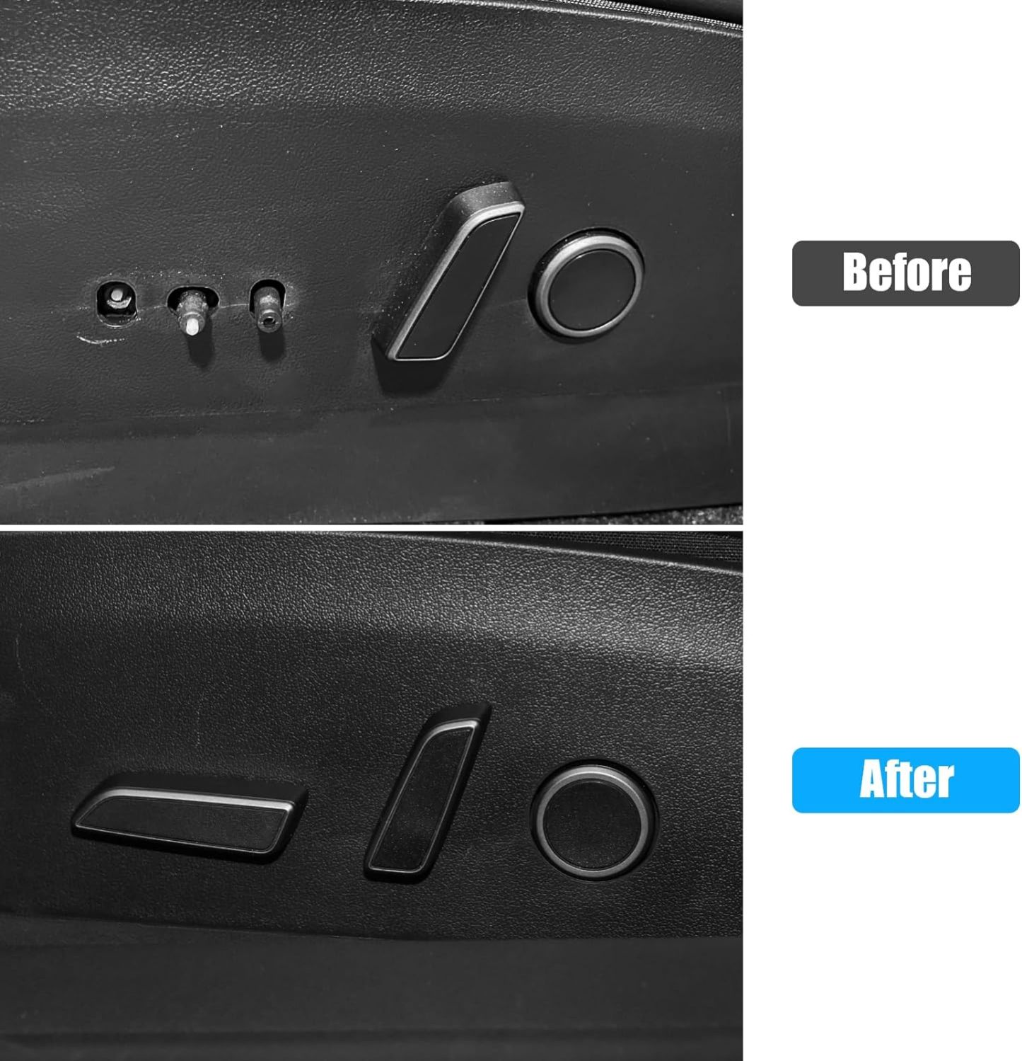 YDSSTORE Compatible with Tesla Model 3/Y Seat Adjustement Button 2021 2022 2023.Driver Side Seat Cushion Forward Button Cover for Model 3 Model Y Seat Adjust Button 1098840-01-D.Power Seat Switch Button-autoydsstore
