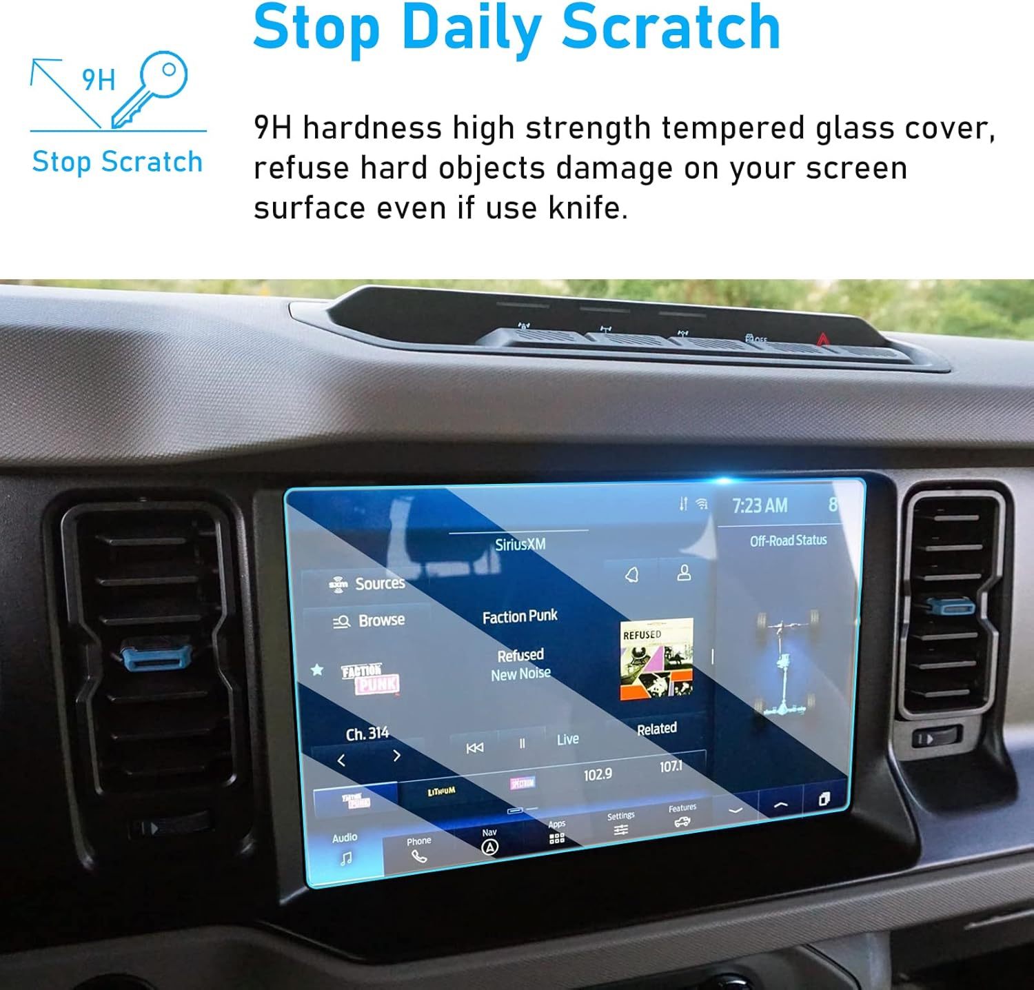 Ford Bronco Screen Protector 2021-2023.12 Inch| Jaronx