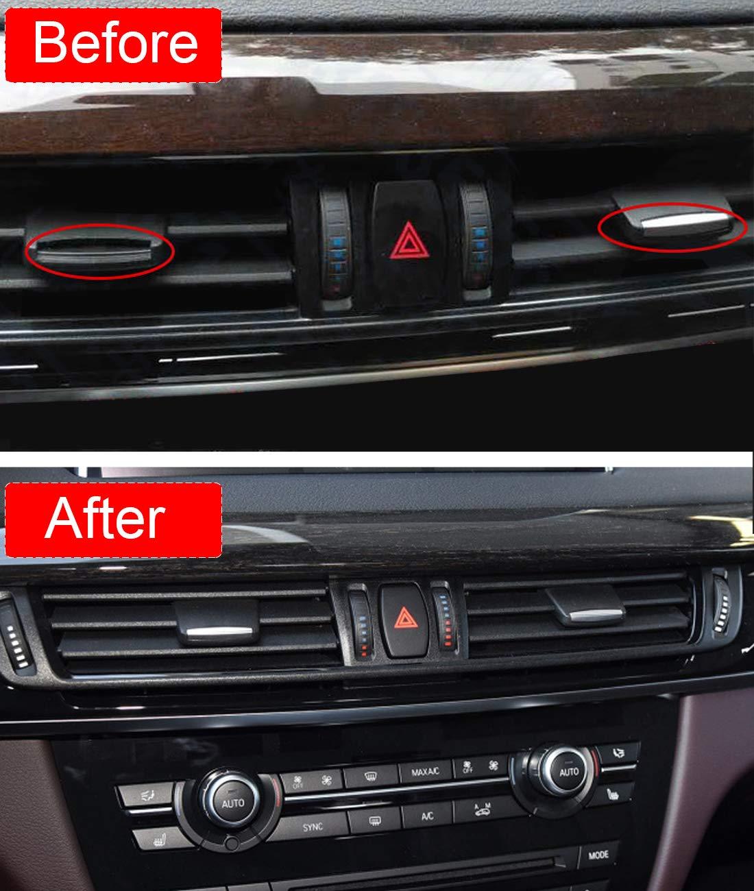 For BMW X5/X6 Car Air Vent Tab Chrome-Plated Trim Replacement | YDSSTORE