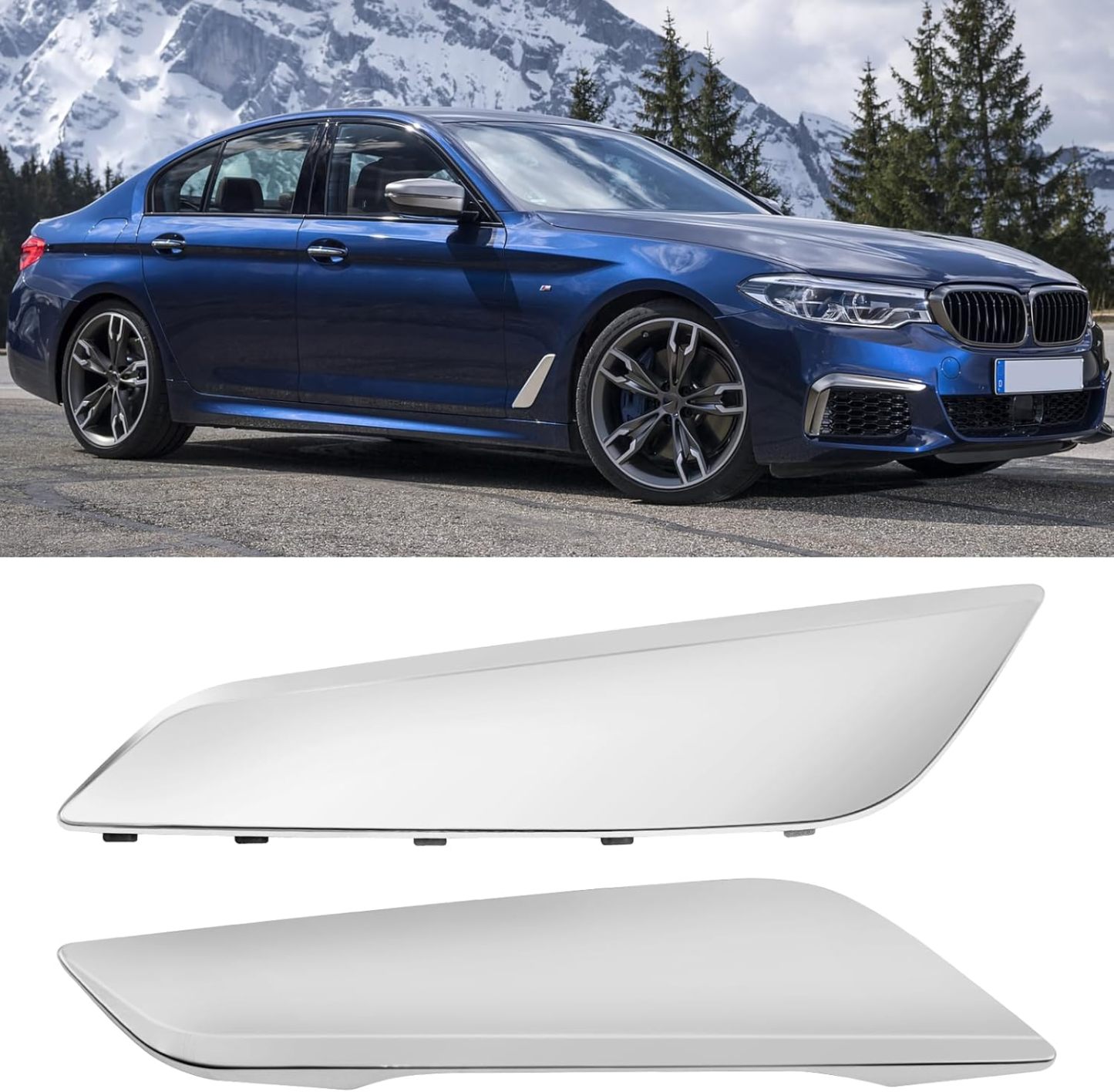 For BMW 5 Series G30/G31 Chrome Fender Vent Covers | 2017-2023 | YDSSTORE