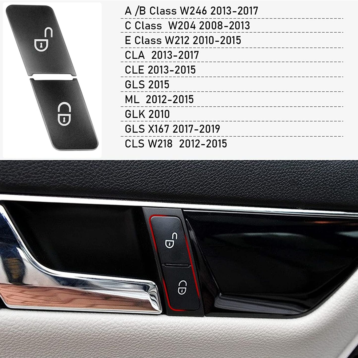 Upgraded For Mercedes Benz Door Lock Switch Button | YDSSTORE