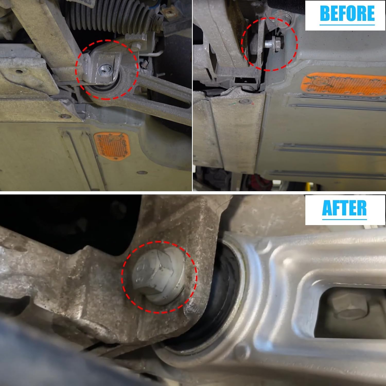 YDSSTORE Compatible with Tesla Model S/X Front Lower Control Arm Bolt Replacement. M14x2.00x114 [10.9] - G720 2007106 Suspension Bolt Cam Bolt Assy for Tesla Model S 2012-2021. Model X 2016-2020-autoydsstore