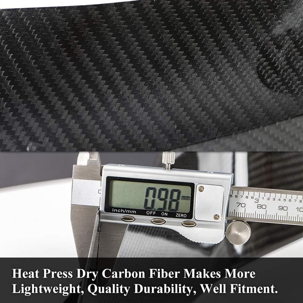 YDSSTORE  Prepreg Dry Carbon Fiber  Bumper Cover Splitter for 2014-2020 BMW M-Power F80 M3 / F82 M4 / F83 M4 Bumper-autoydsstore