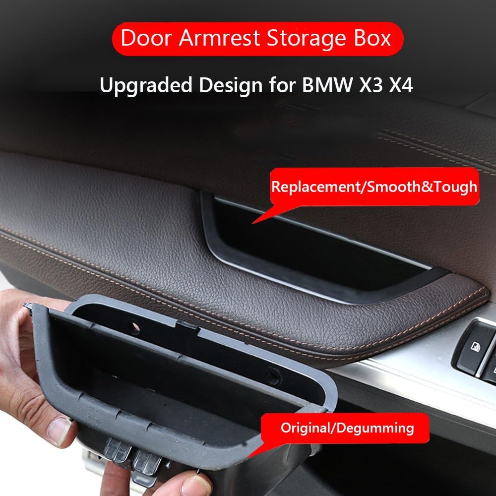 YDSSTORE  Compatible with BMW X3 F25/X4 F26 Door Handle. Upgraded Inner Door Pull Handle Replacement for X3 2010-2016. X4 2014-2017-autoydsstore