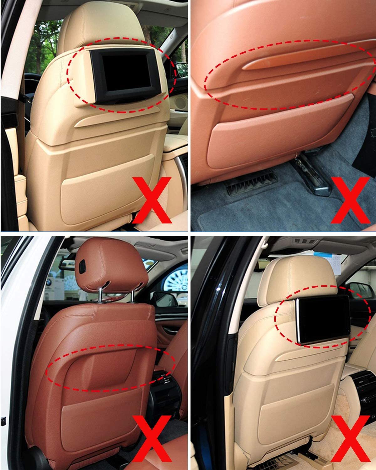 For BMW 5'/7' Seat Back Pocket Cover | YDSSTORE