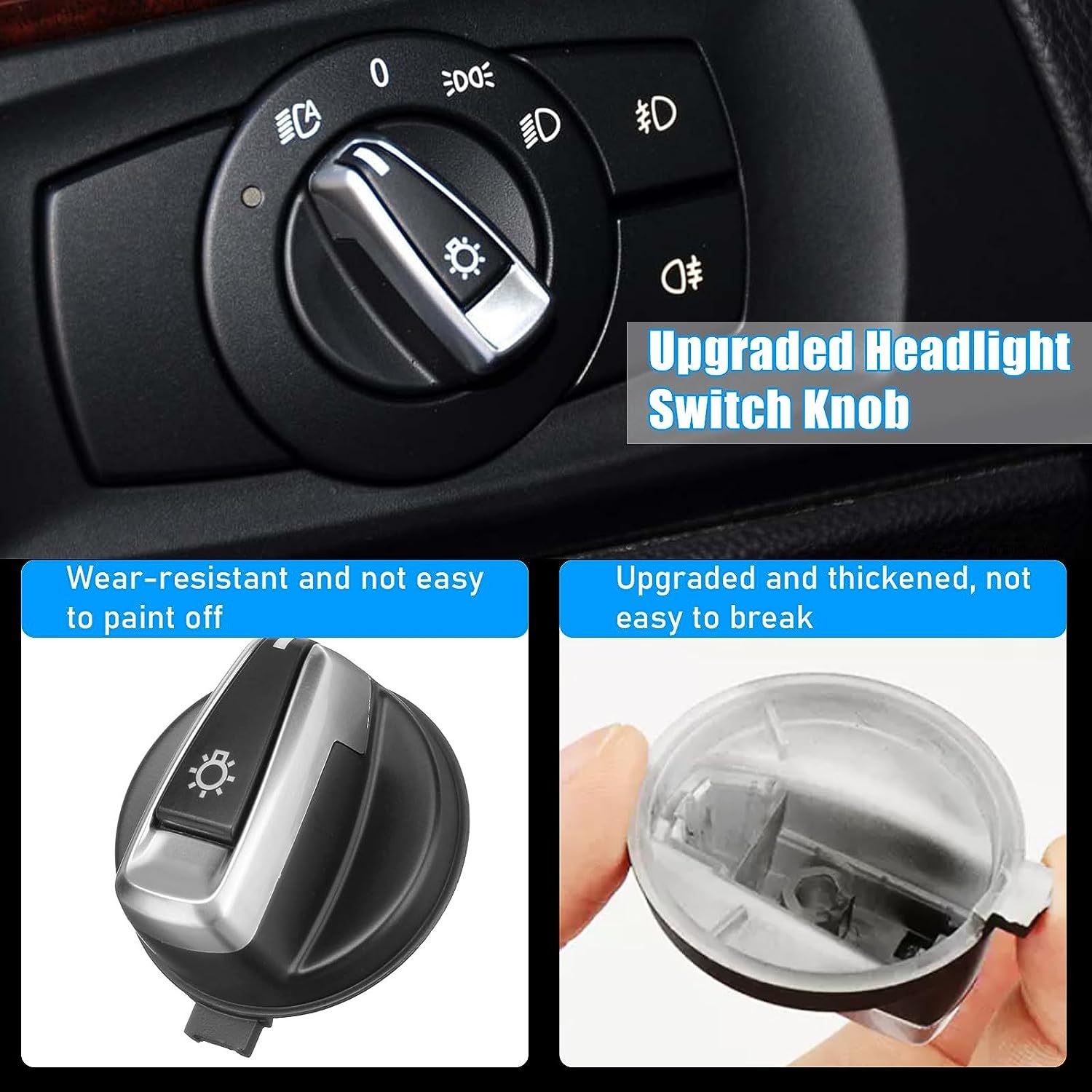 For BMW Headlight Switch Knob for 1 3 X1 Replacement | YDSSTORE