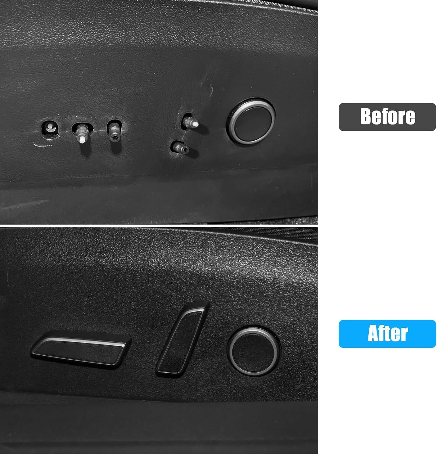 YDSSTORE Compatible with Tesla Model 3/Y Seat Adjustment Button 2021 2022 2023. Left Driver Side Backrest Adjust Button Cover for Model 3 Model Y Seat Adjust Button 1098841-01-E.Power Seat Switch Button-autoydsstore