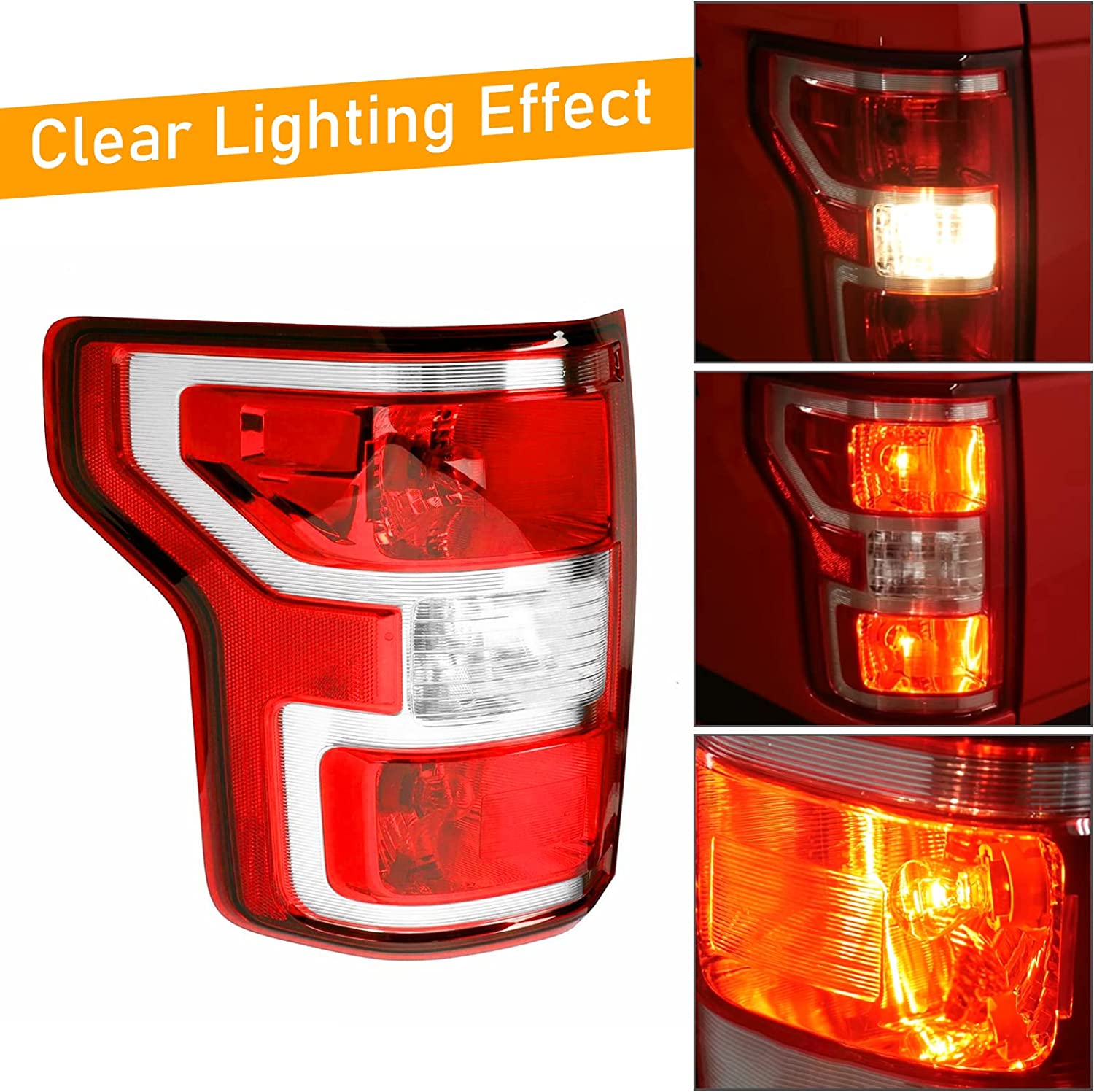For Ford F150 Tail Light Assembly 2018 2019 2020 | YDSSTORE